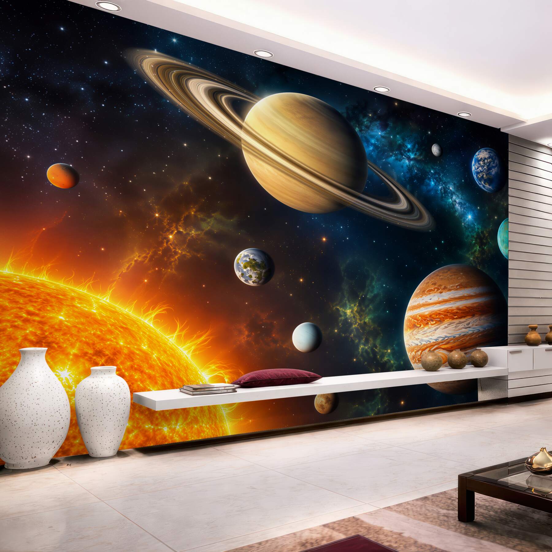 Fototapeta planety wokół słońca