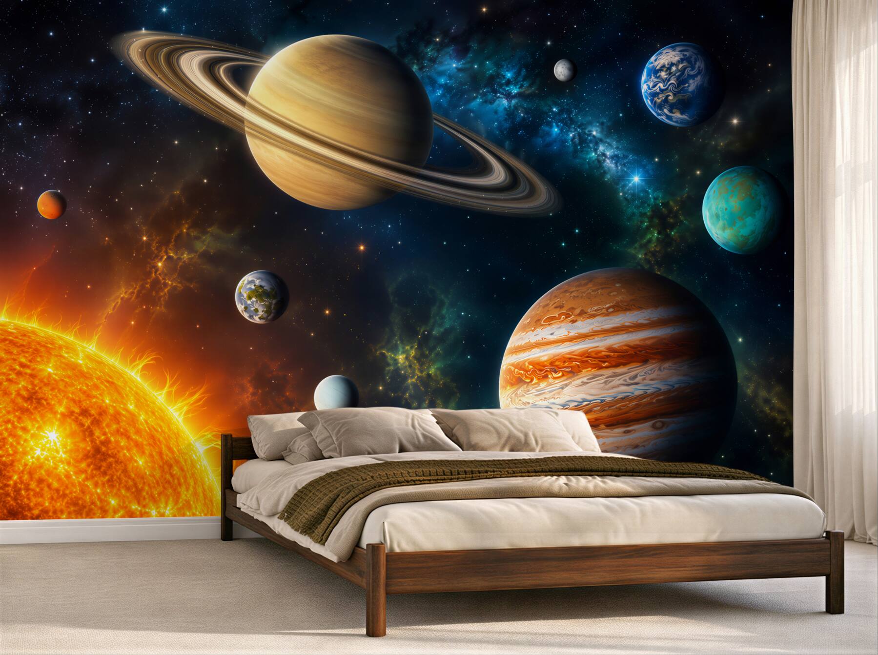 Fototapeta planety wokół słońca?v23