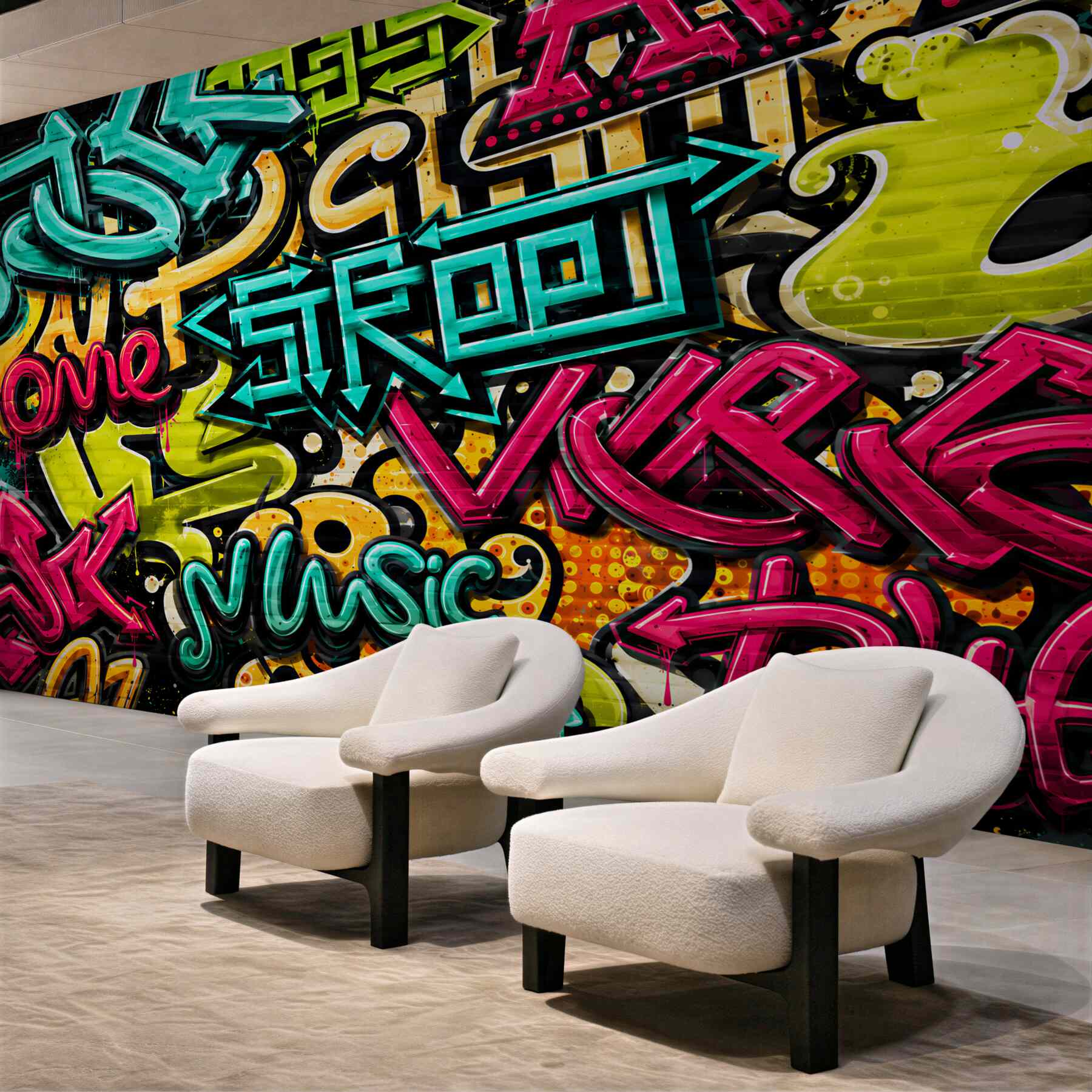 Fototapeta litery w stylu graffiti?v23