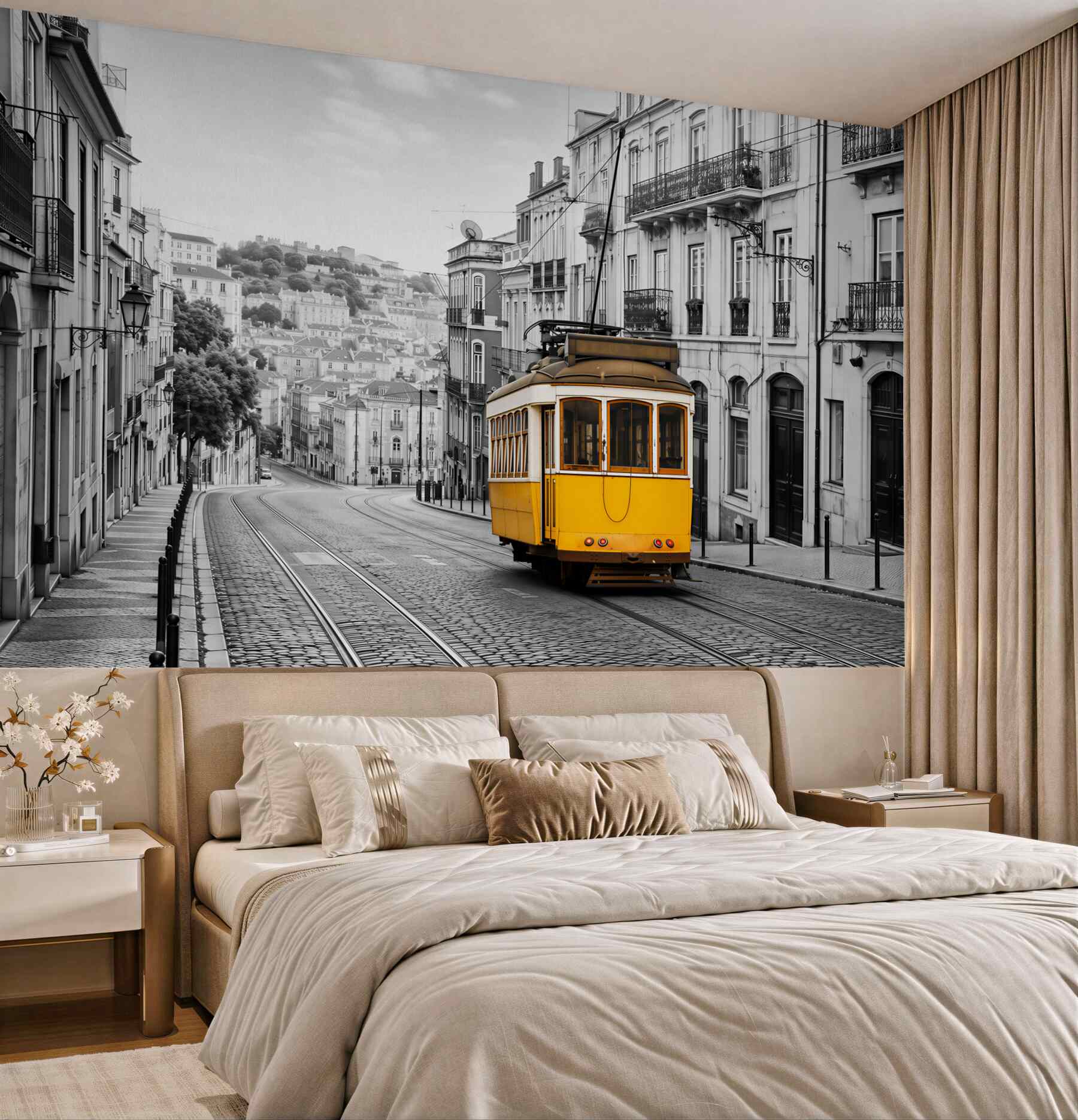 Fototapeta żółty tramwaj na zboczach San Francisco?v23