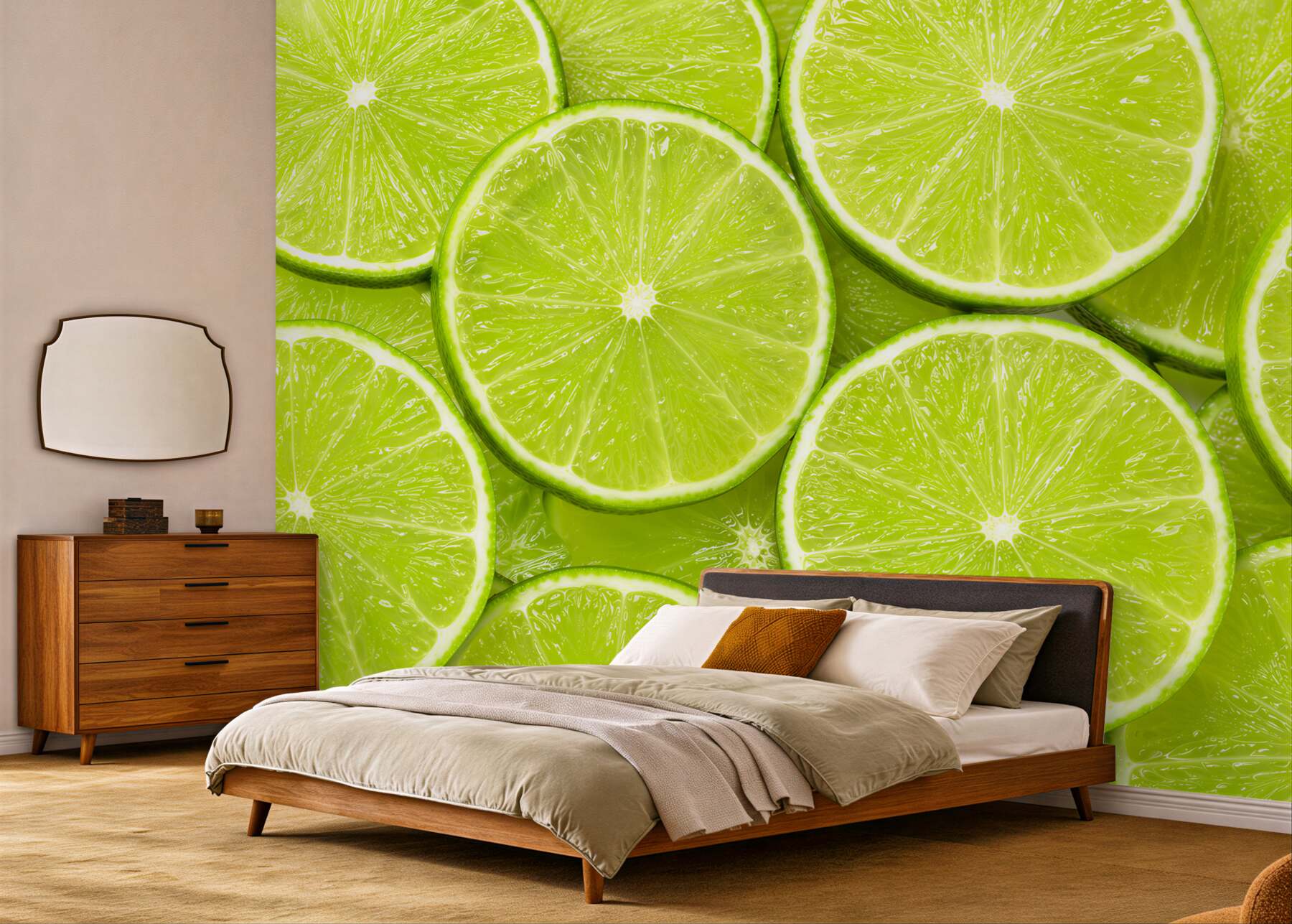 Fototapeta plasterki dojrzałej limonki?v23