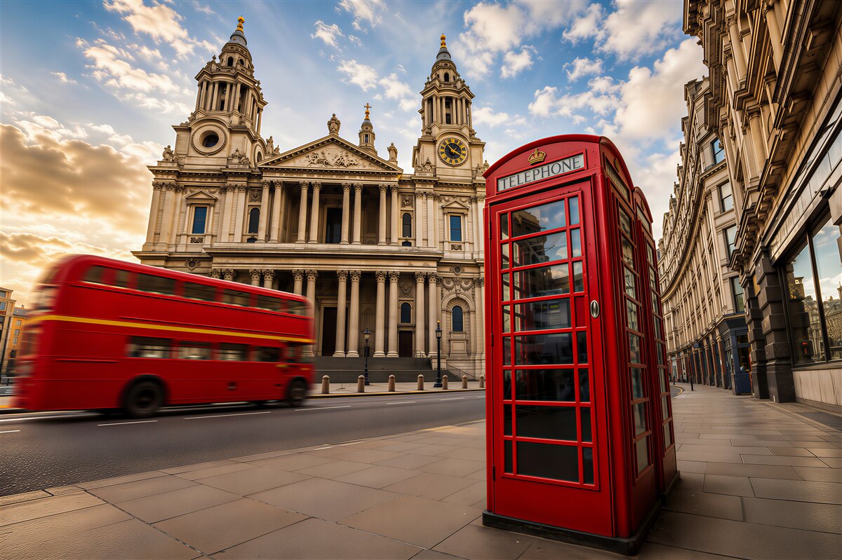 Fototapeta Szczegóły i atrakcje Londynu
