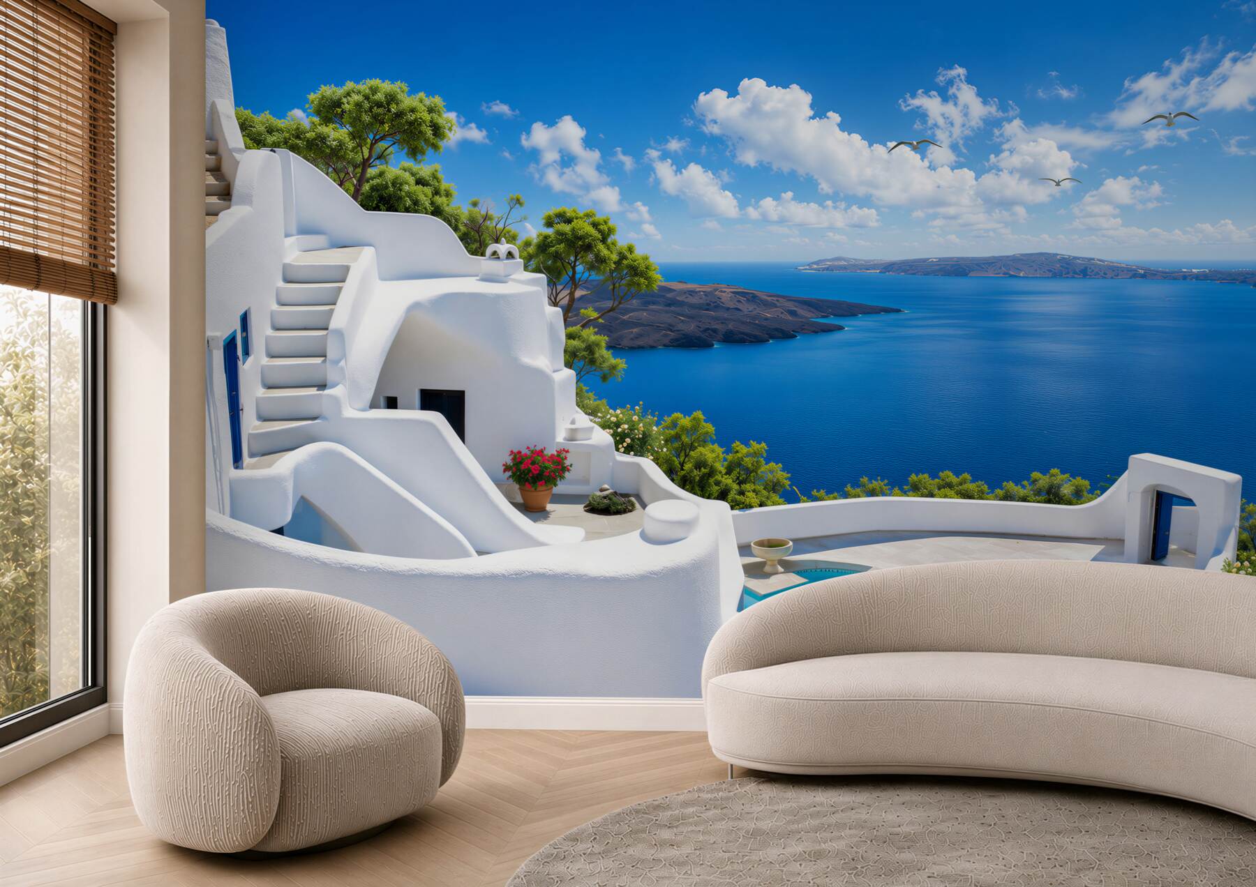Fototapeta grecka wyspa santorini?v23
