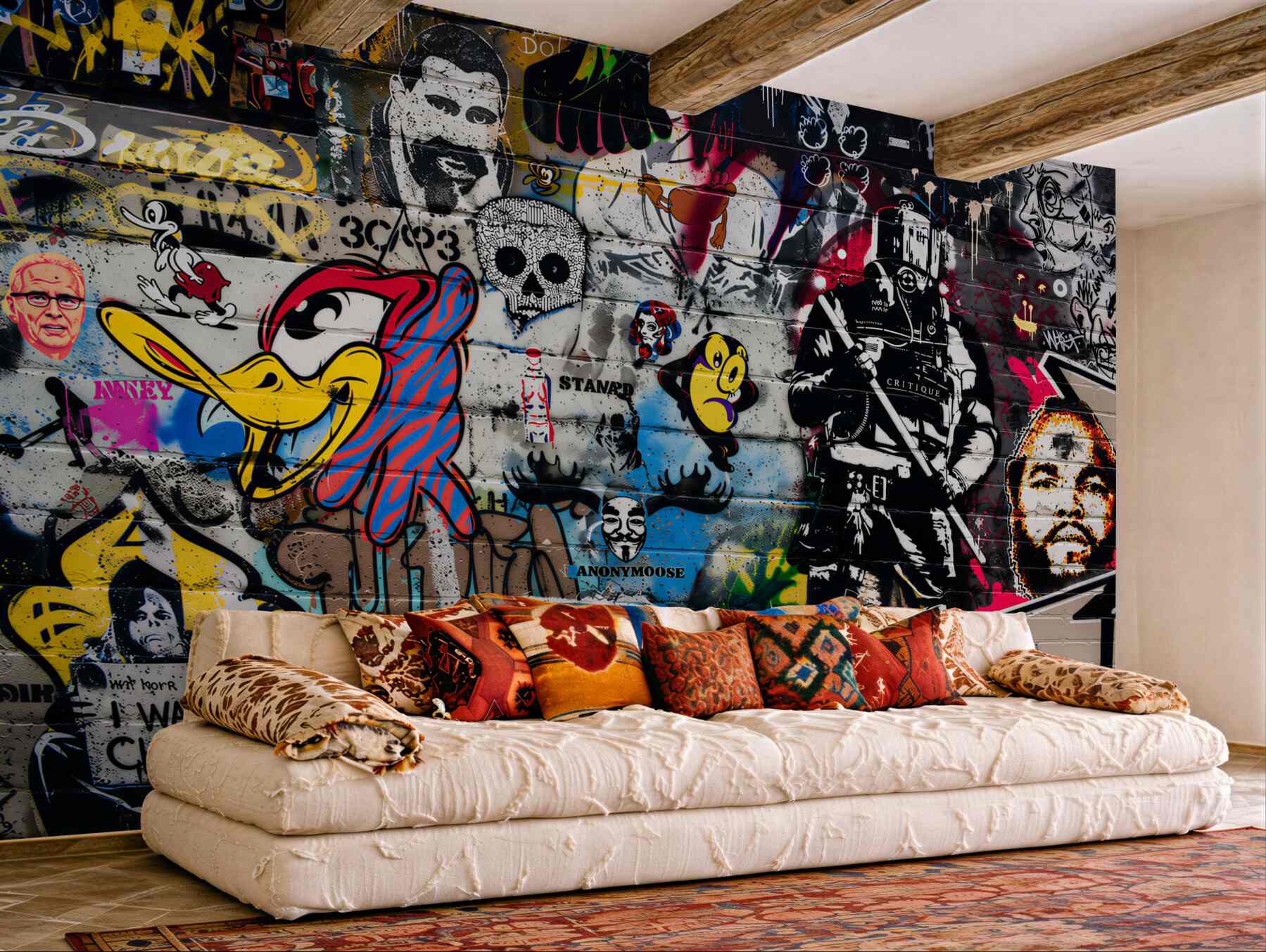 Fototapeta Ściana pokryta graffiti?v23