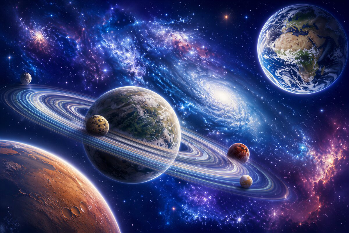 Fototapeta Planety w kosmosie