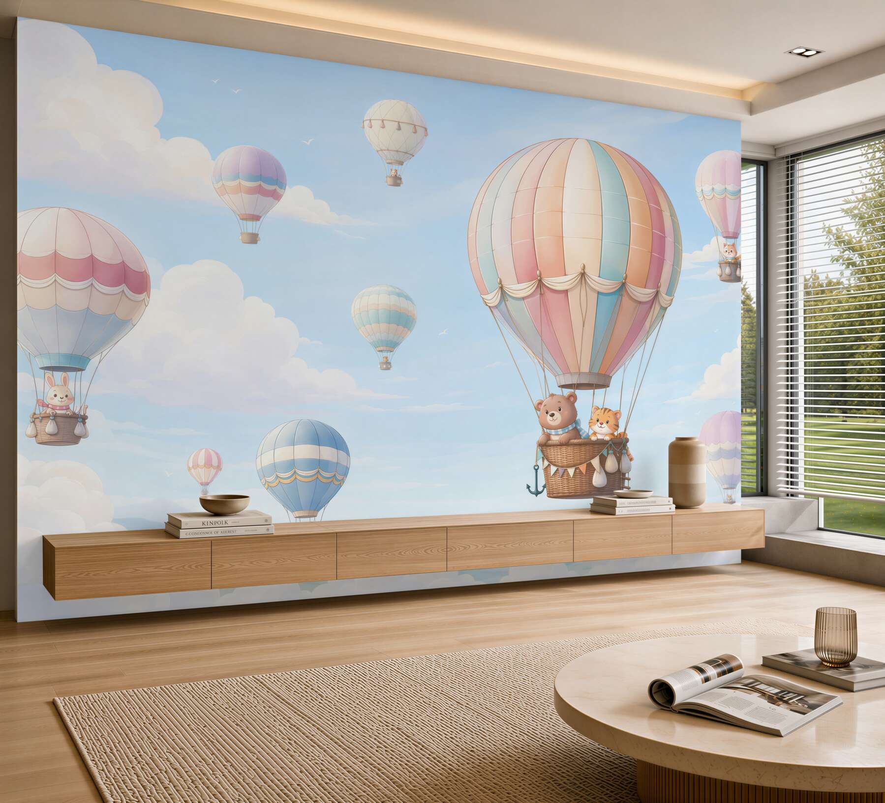 Fototapeta Balony z pływającymi zwierzętami?v23
