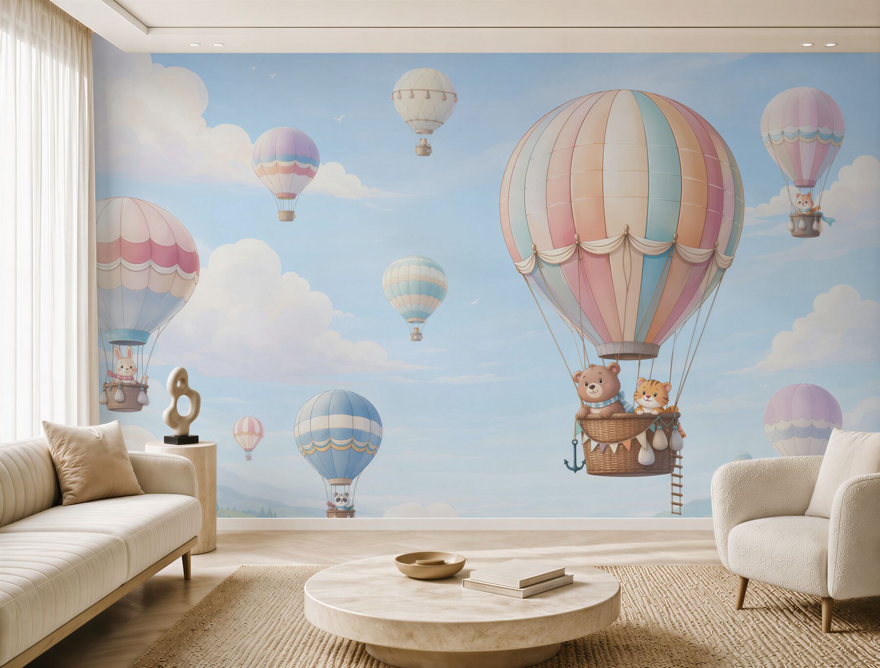 Fototapeta Balony z pływającymi zwierzętami?v23