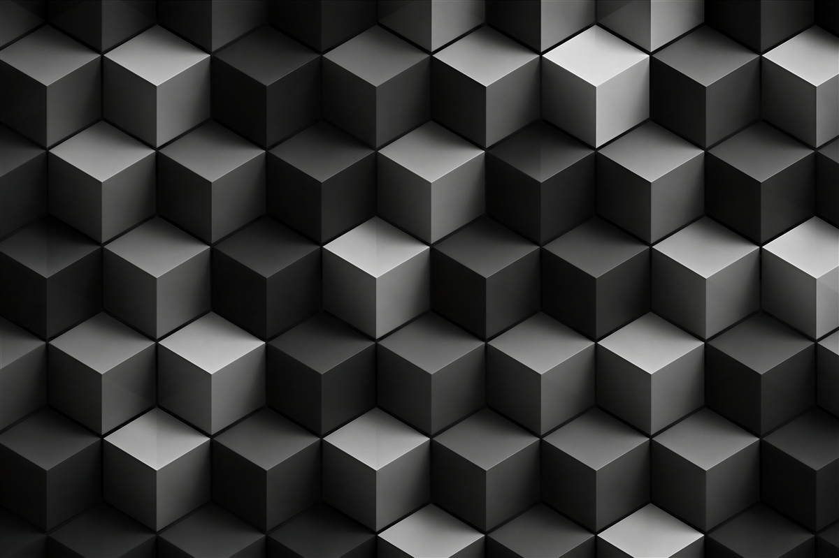 Fototapeta geometryczne heksagony 3D szaro beżowe nowoczesne