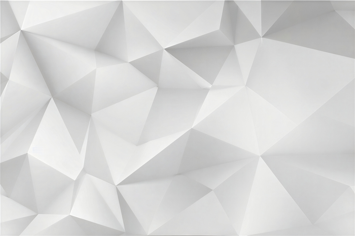 Fototapeta biała geometria 3D nowoczesna do minimalistycznego wnętrza