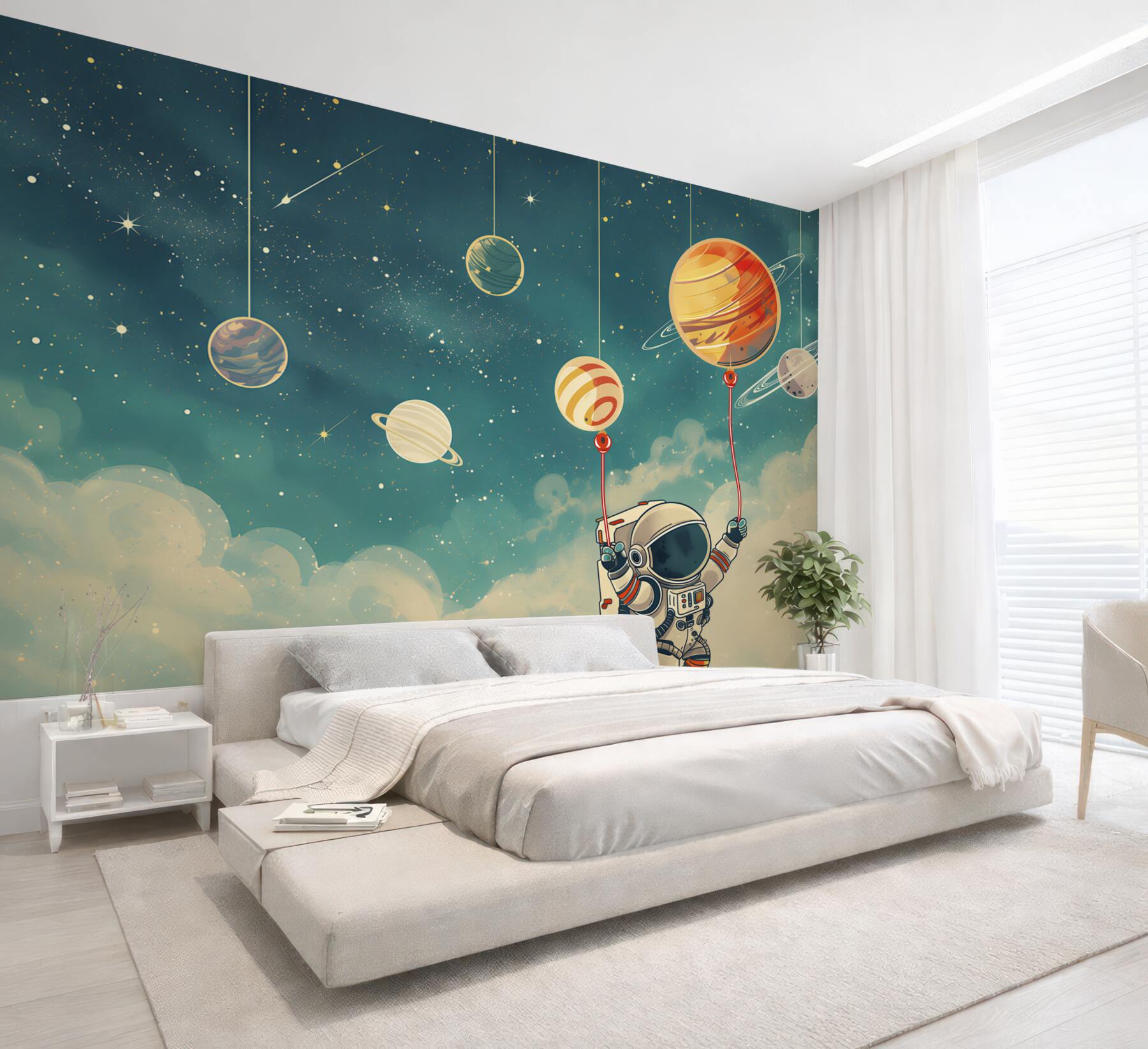 Fototapeta Astronauta przyłapany na planetach?v23