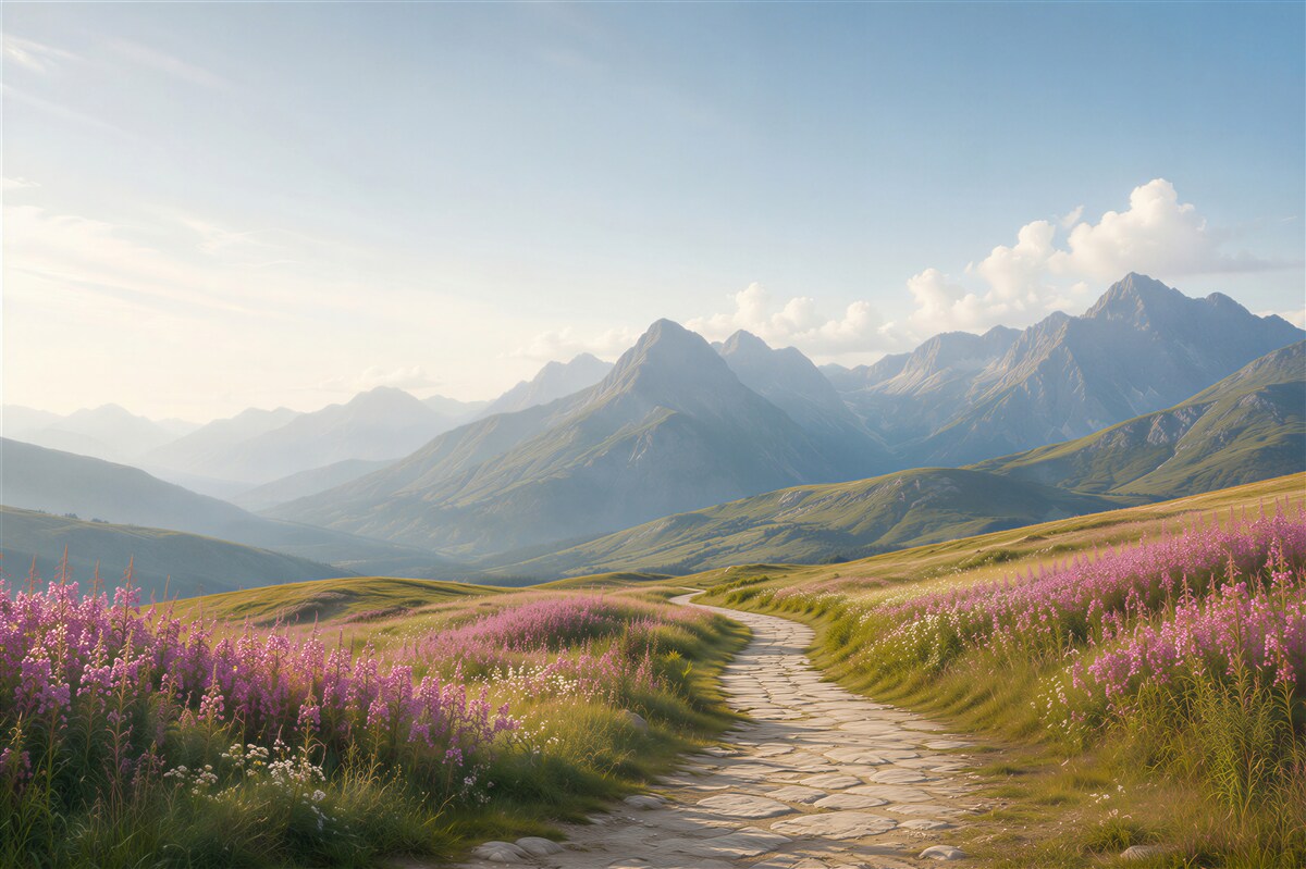 Fototapeta Hala gąsienicowa, tatry, pejzaż górski
