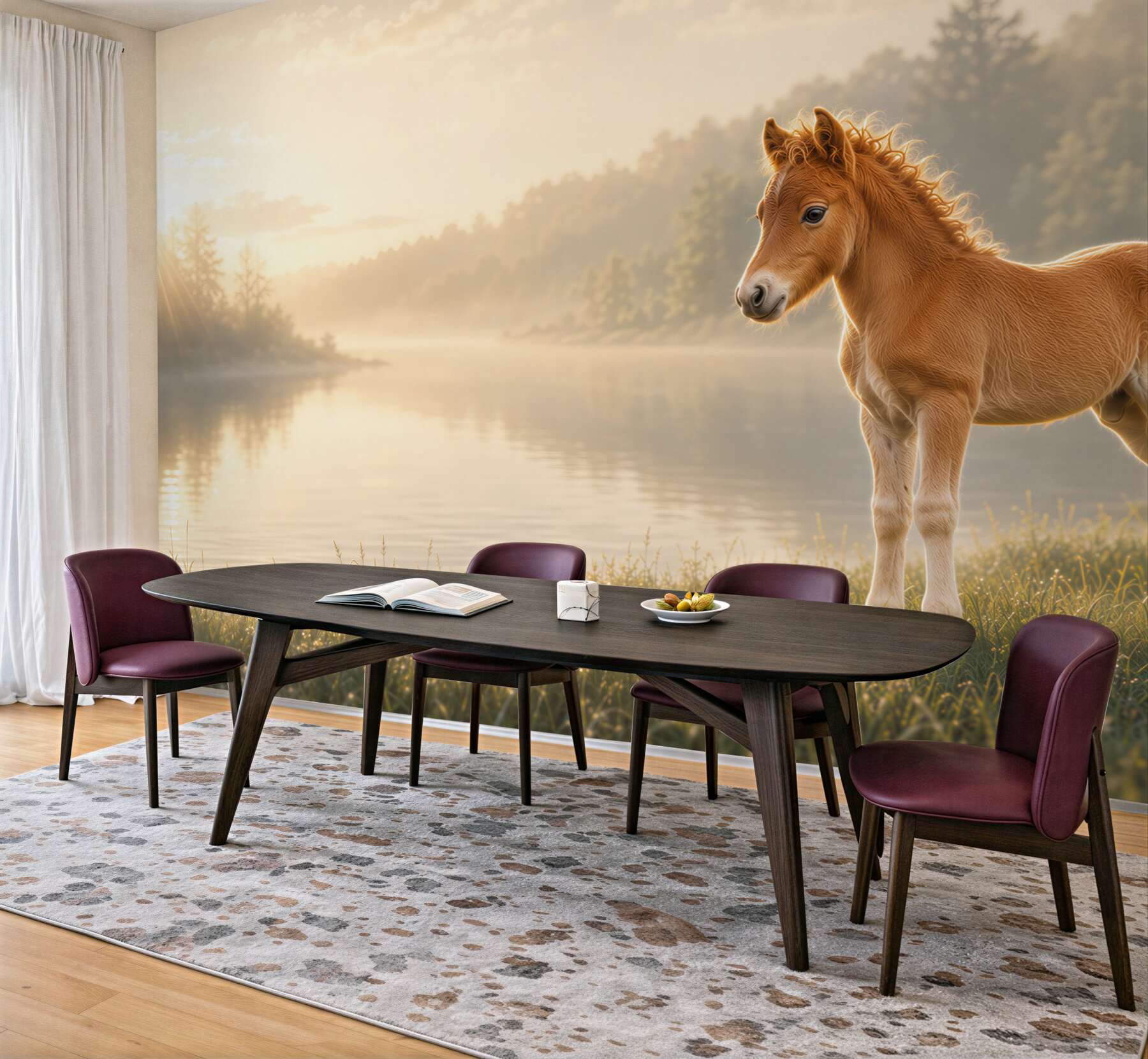 Fototapeta Koń źrebak mini Falabella?v23