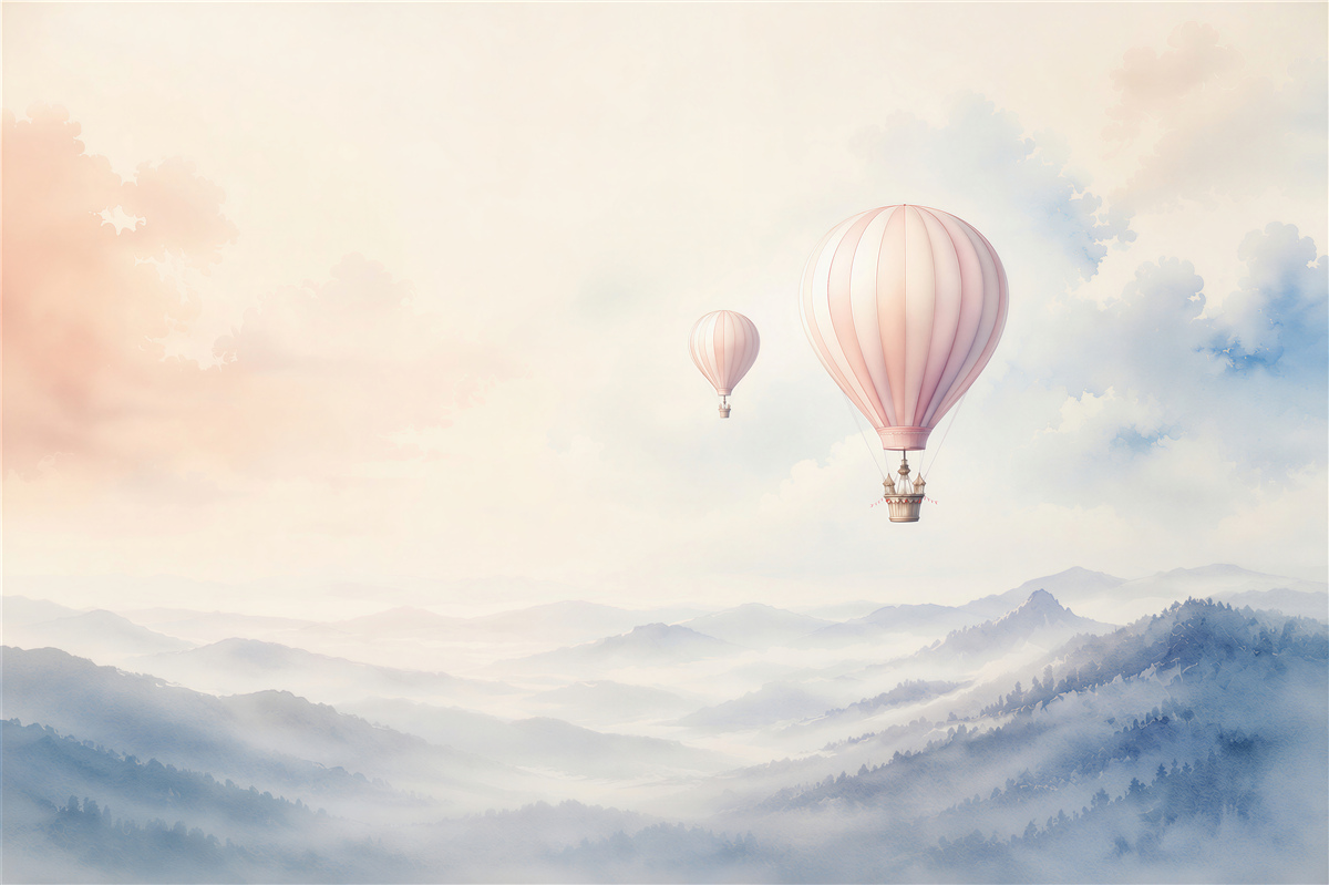 Fototapeta Balony wśród chmur