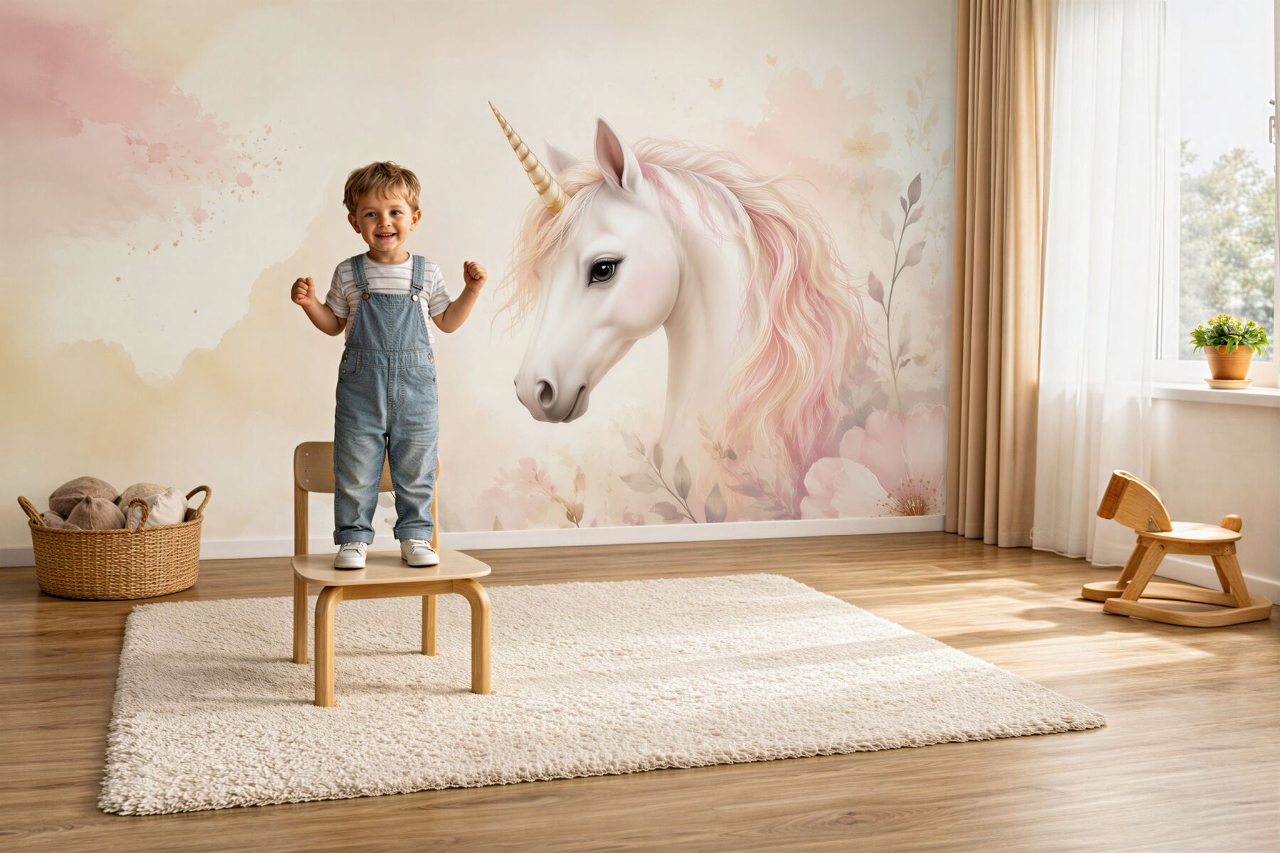 Fototapeta Jednorożec w kolorowych kolorach?v23