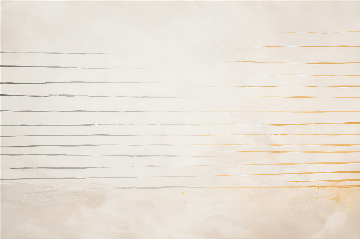 Fototapeta minimalistyczne złote linie na jasnym tle nowoczesna