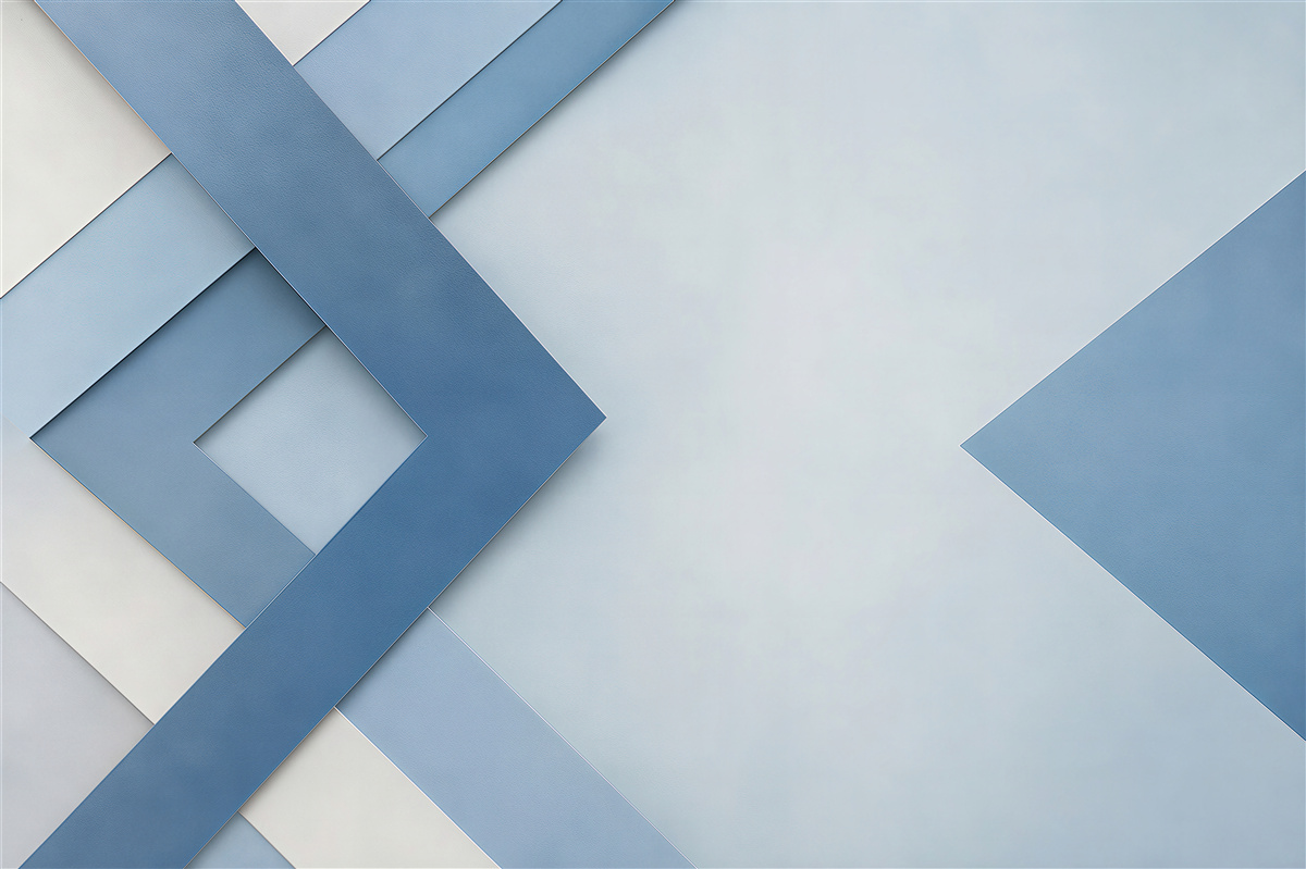Fototapeta geometryczna abstrakcja niebieskie pasy nowoczesna do biura