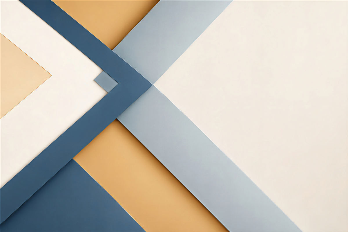 Fototapeta geometryczna abstrakcja granatowo beżowa nowoczesna minimalistyczna