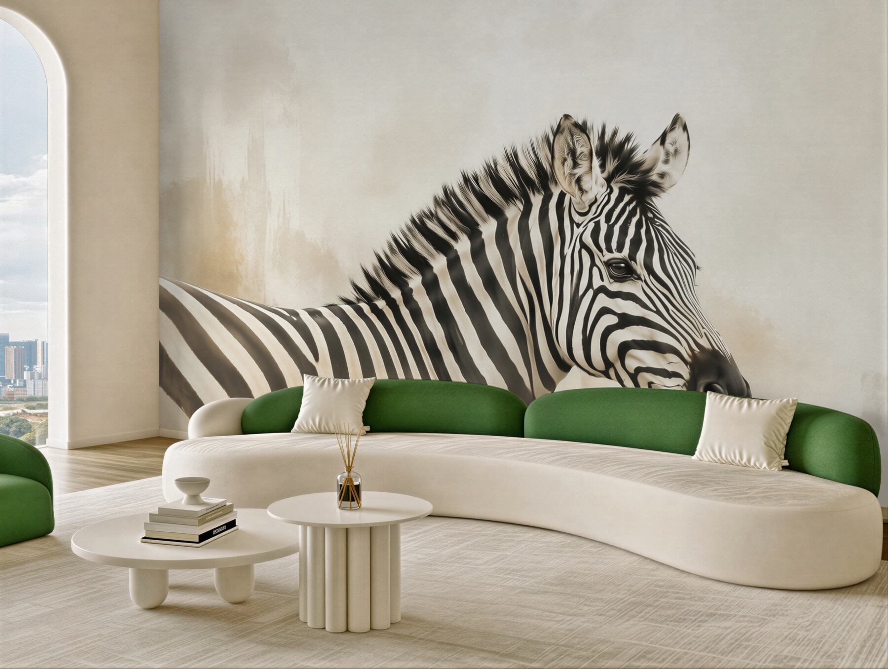 Fototapeta zebra czarno-biała portret na jasnym tle?v23