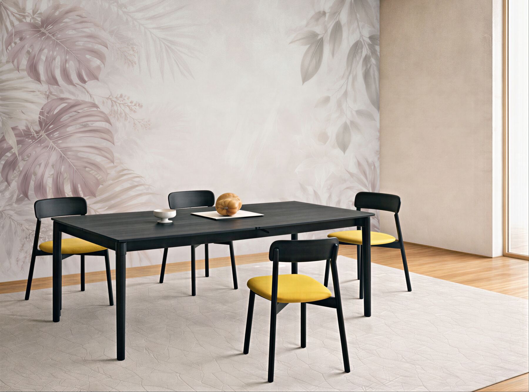 Fototapeta liście tropikalne beżowe pastelowe eleganckie?v23