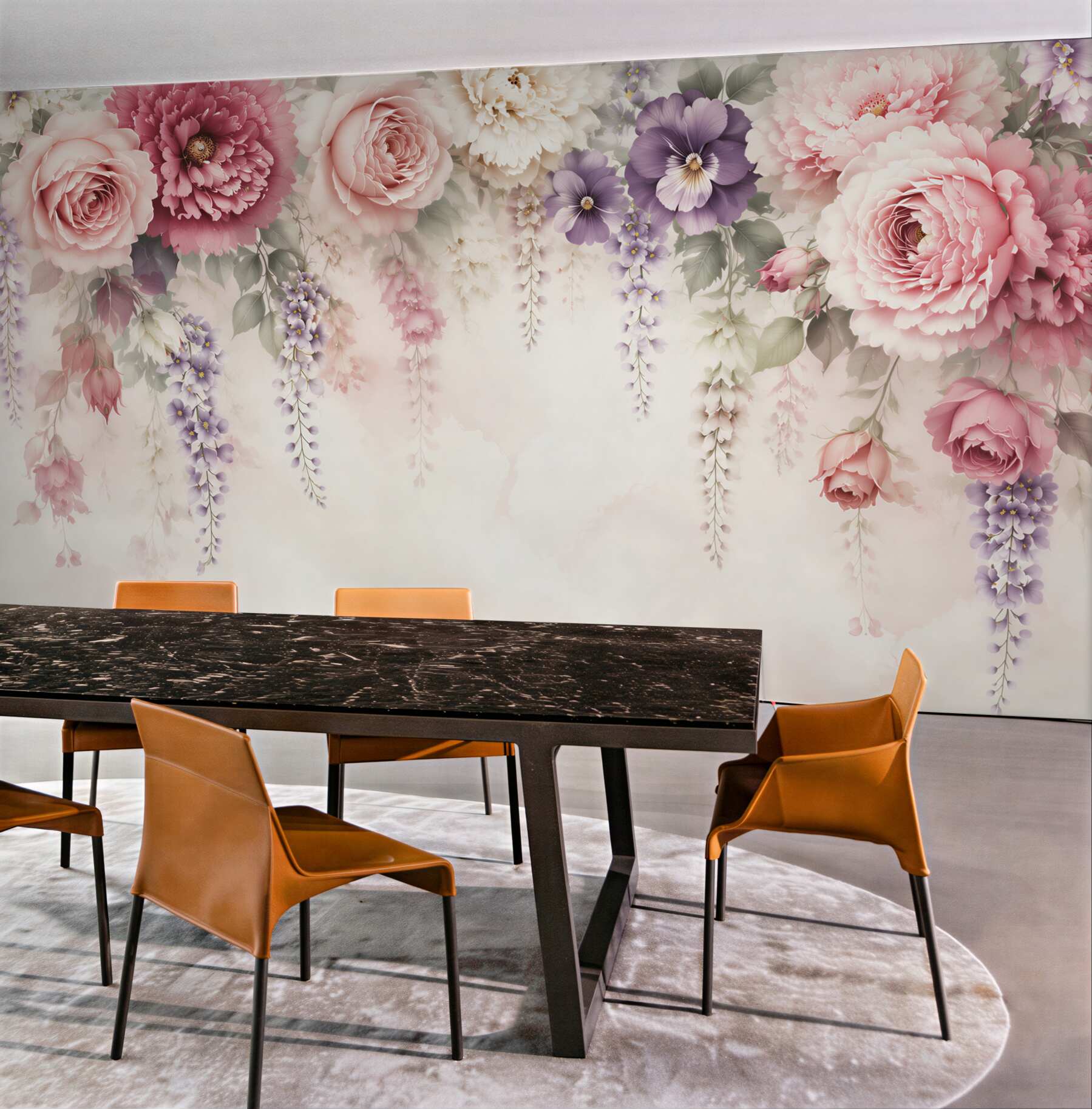 Fototapeta kwiaty róże i peonie pastelowe romantyczne?v23