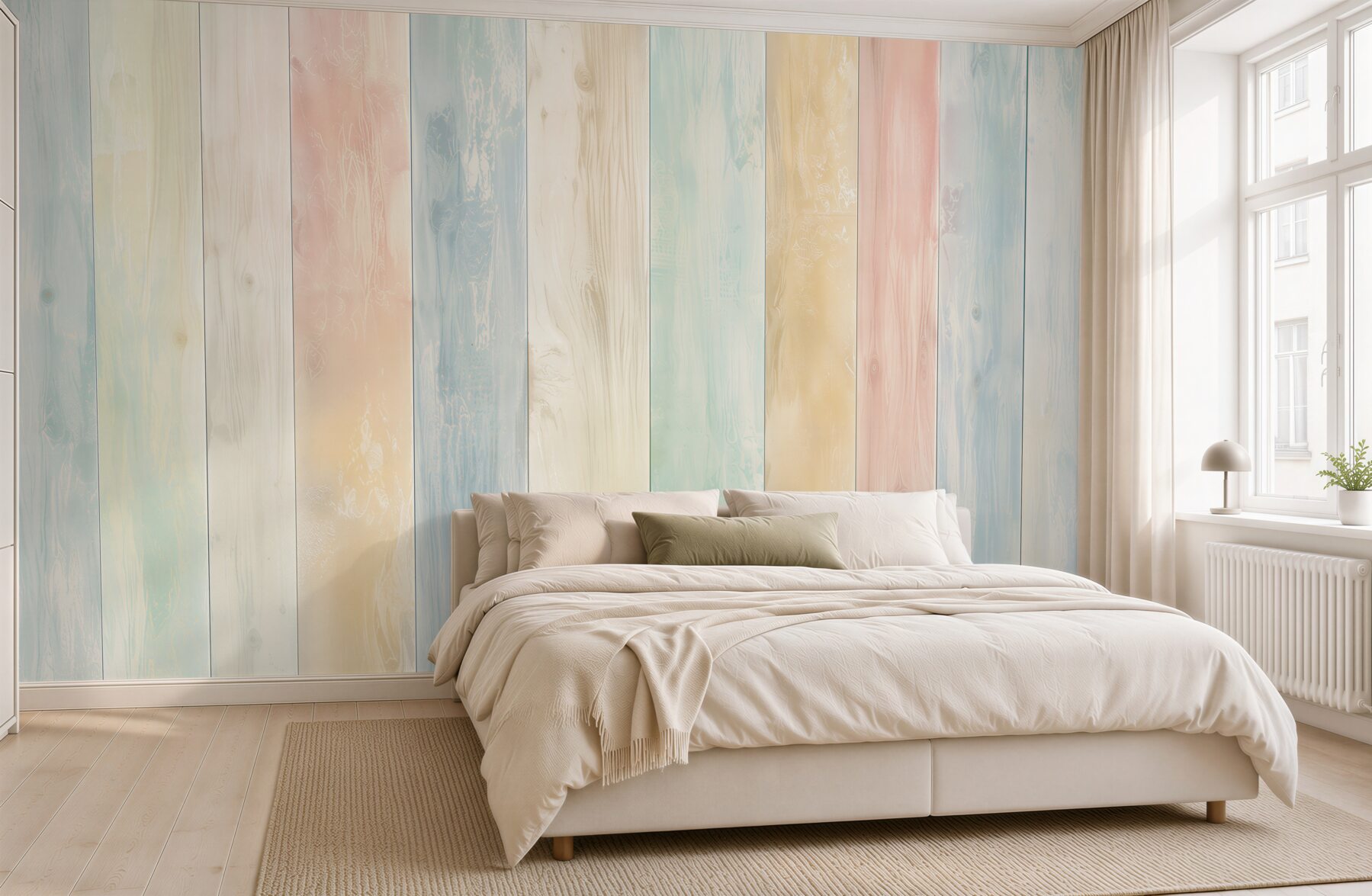 Fototapeta pastelowe deski drewniane w stylu shabby chic?v23