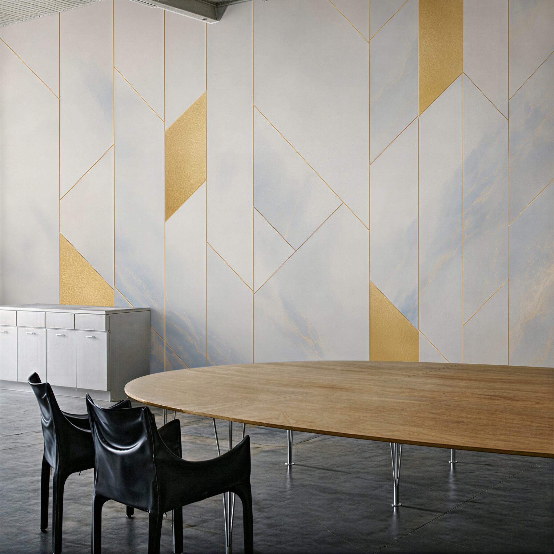 Fototapeta marmur biało złoty geometryczny wzór art deco?v23