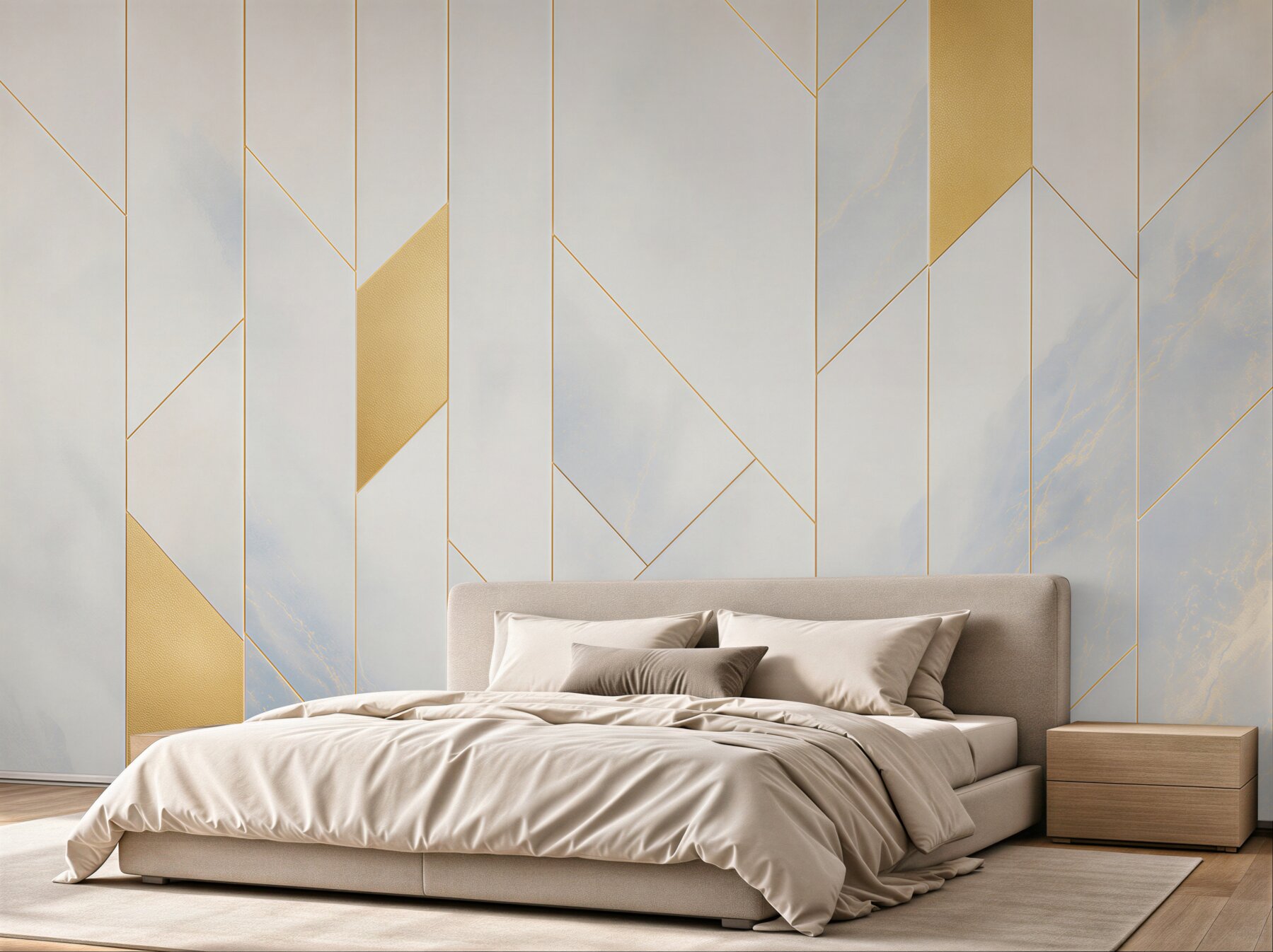 Fototapeta marmur biało złoty geometryczny wzór art deco?v23