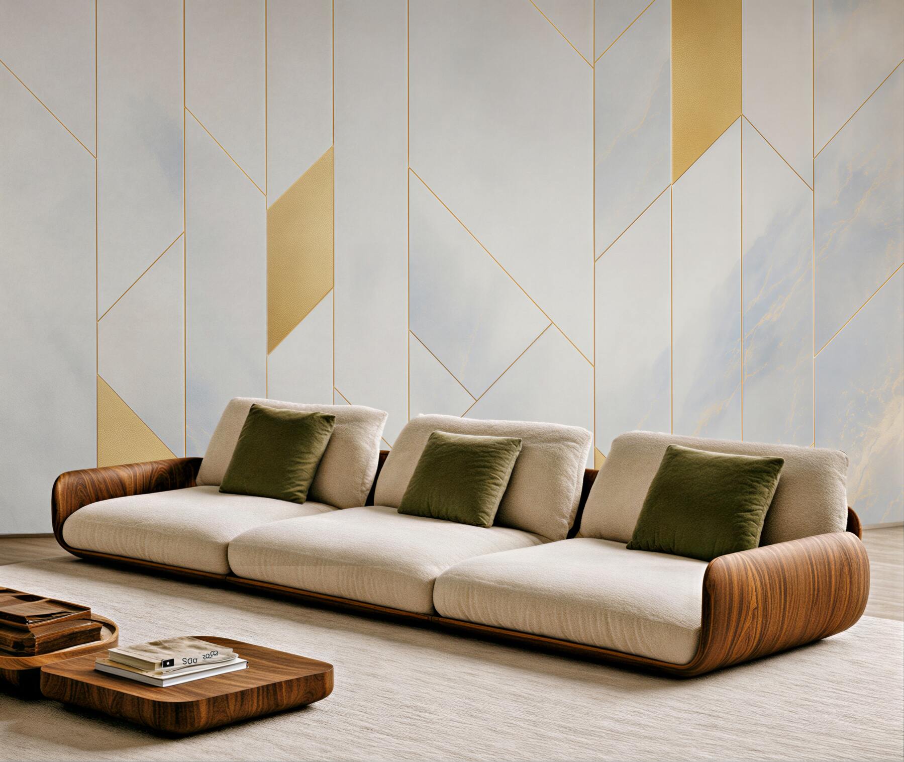 Fototapeta marmur biało złoty geometryczny wzór art deco?v23