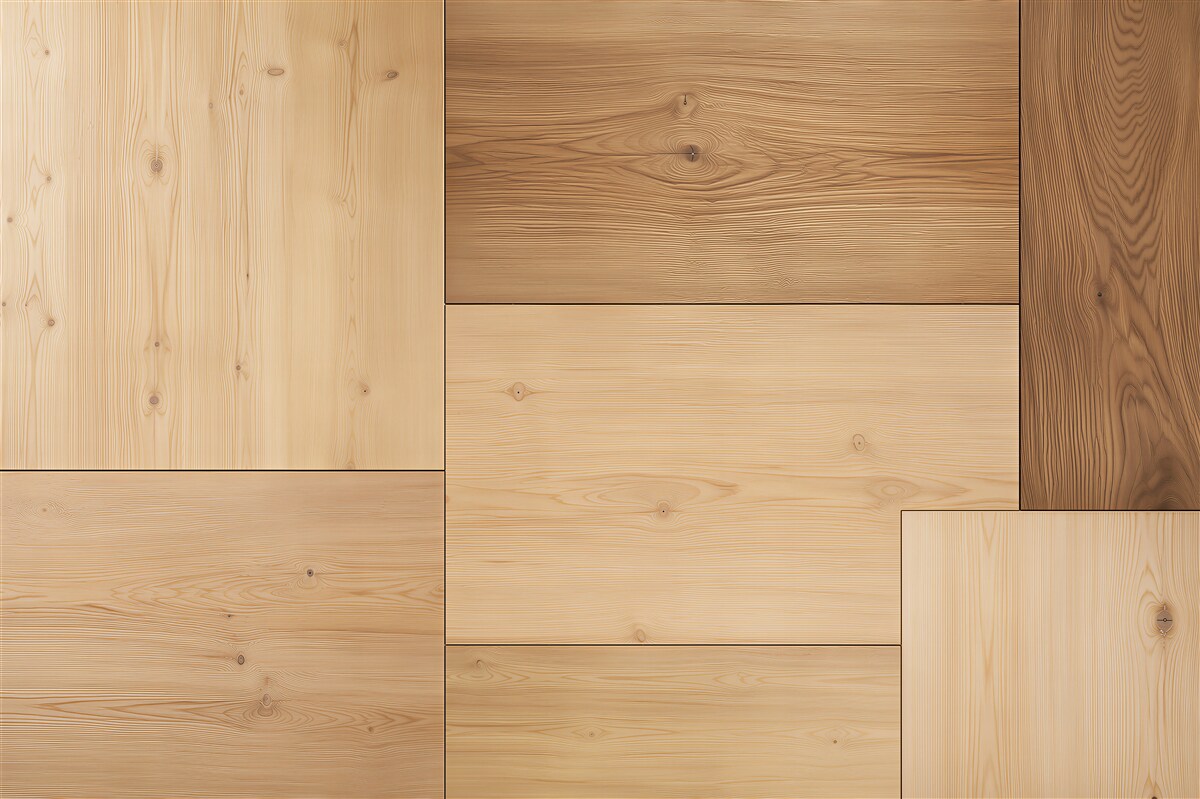 Fototapeta jasne deski drewniane naturalny patchwork skandynawski
