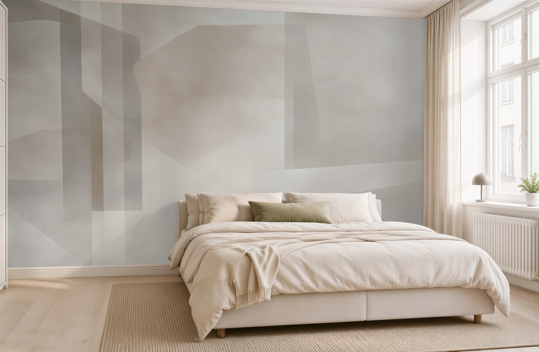 Fototapeta geometryczna abstrakcja beżowa minimalistyczna do nowoczesnego salonu?v23