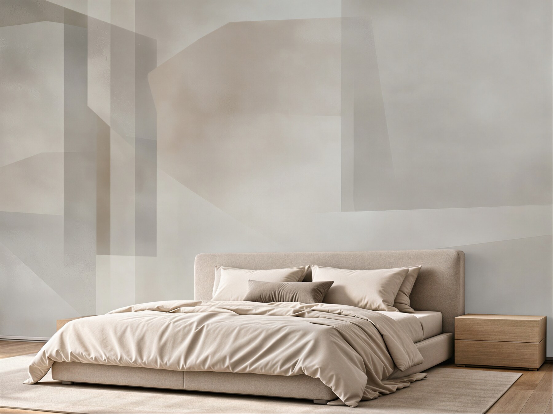Fototapeta geometryczna abstrakcja beżowa minimalistyczna do nowoczesnego salonu?v23