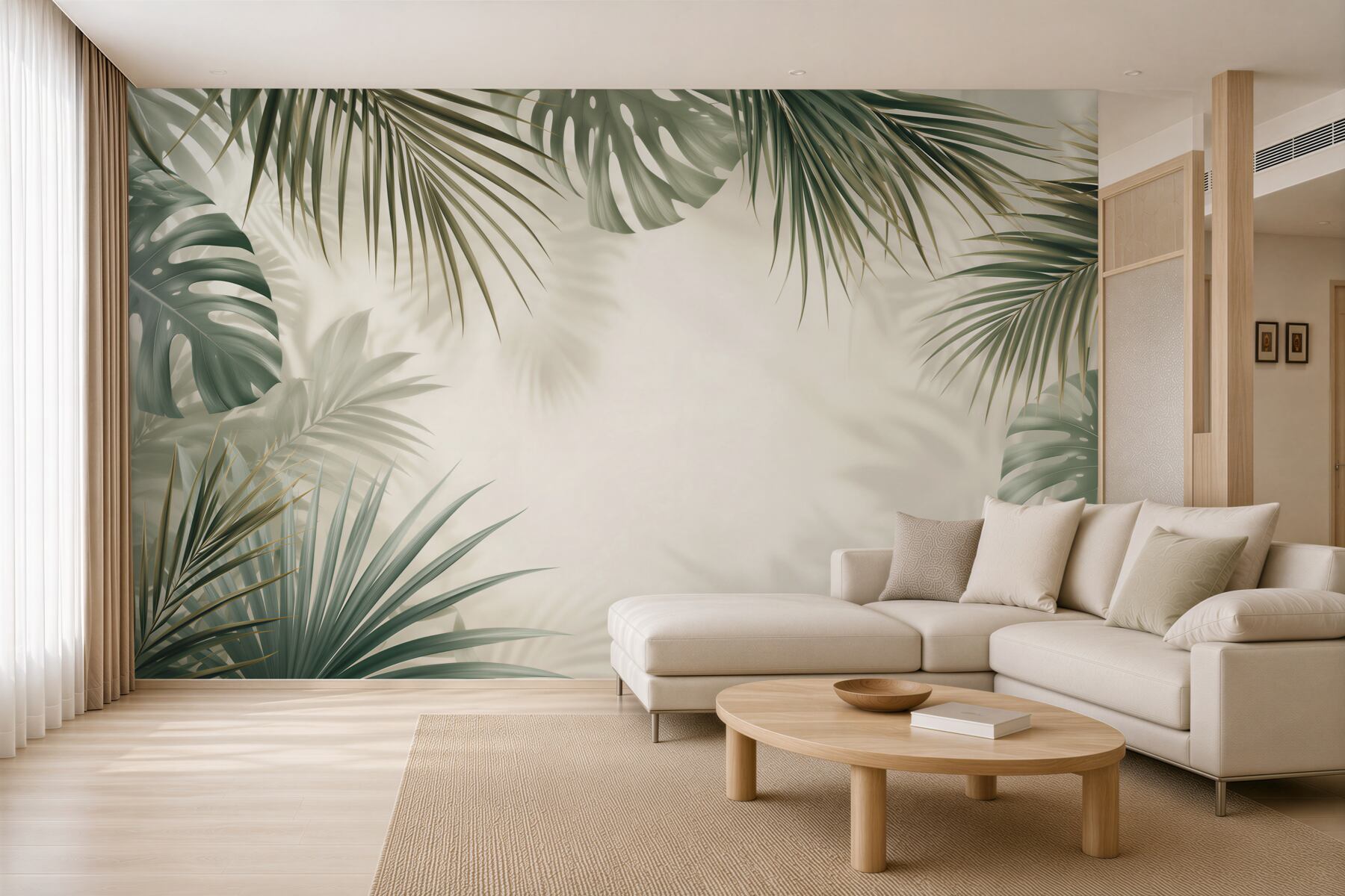 Fototapeta palmowe liście zielone?v23