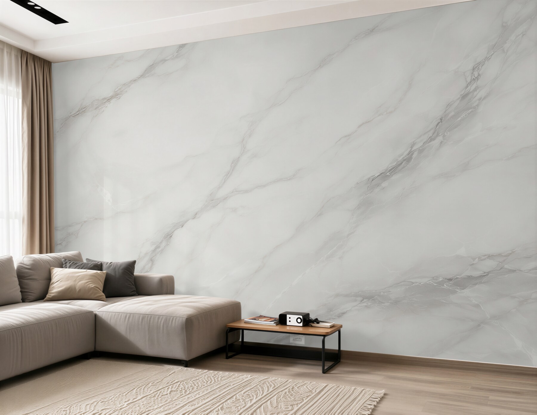 Fototapeta jasny marmur biało szary subtelny do nowoczesnego wnętrza?v23