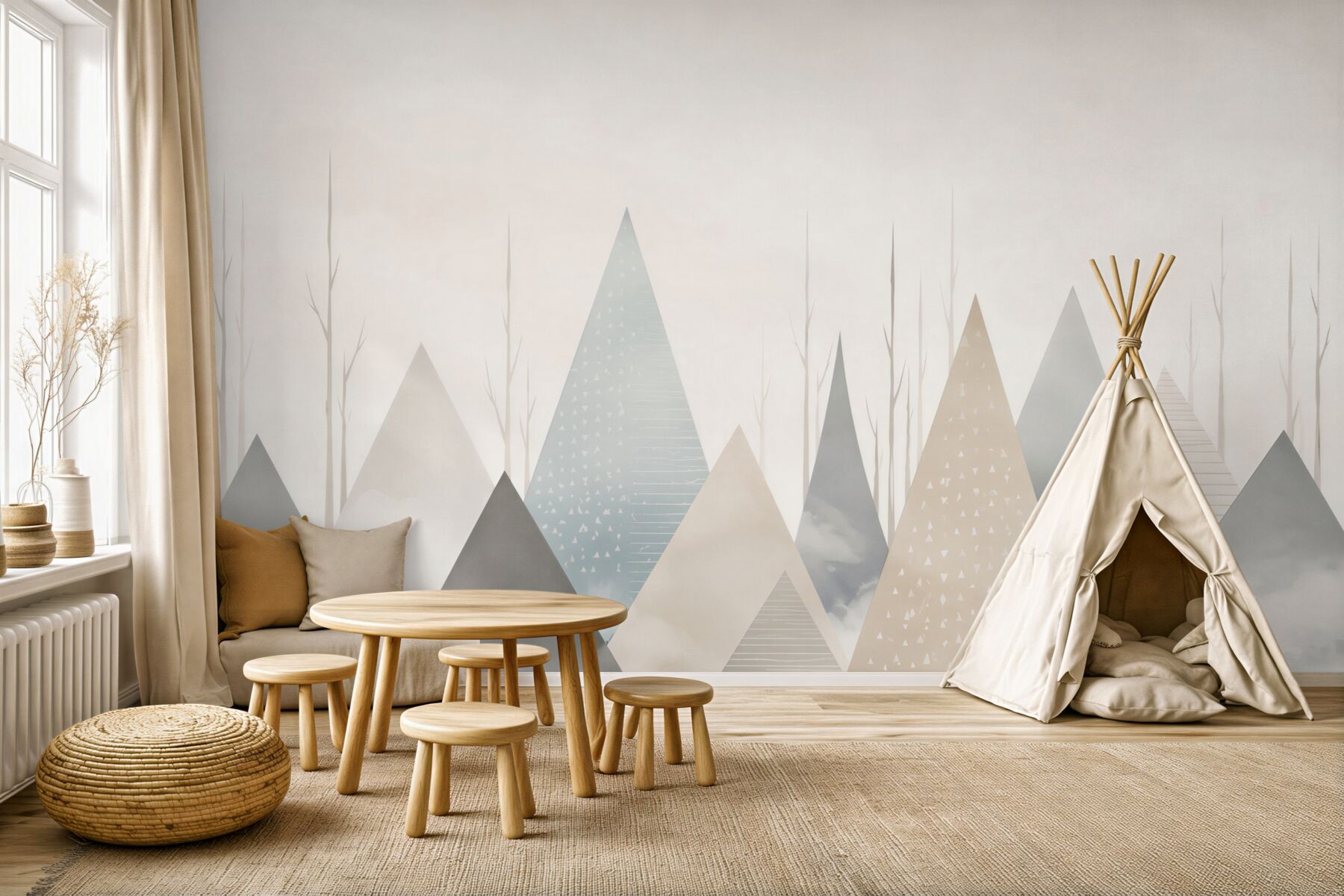 Fototapeta geometryczna szara