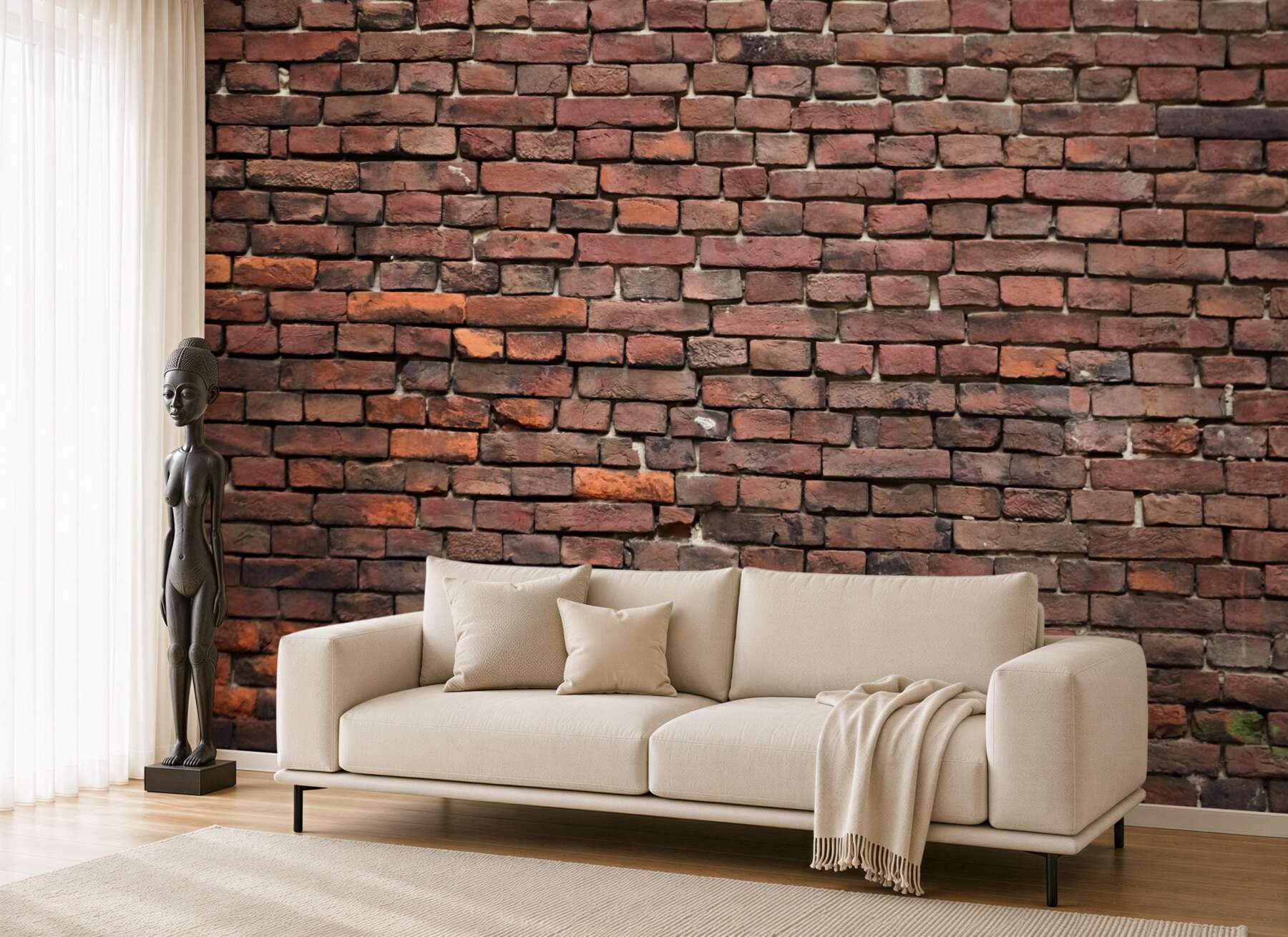 Fototapeta stary ciemny mur z cegły?v23