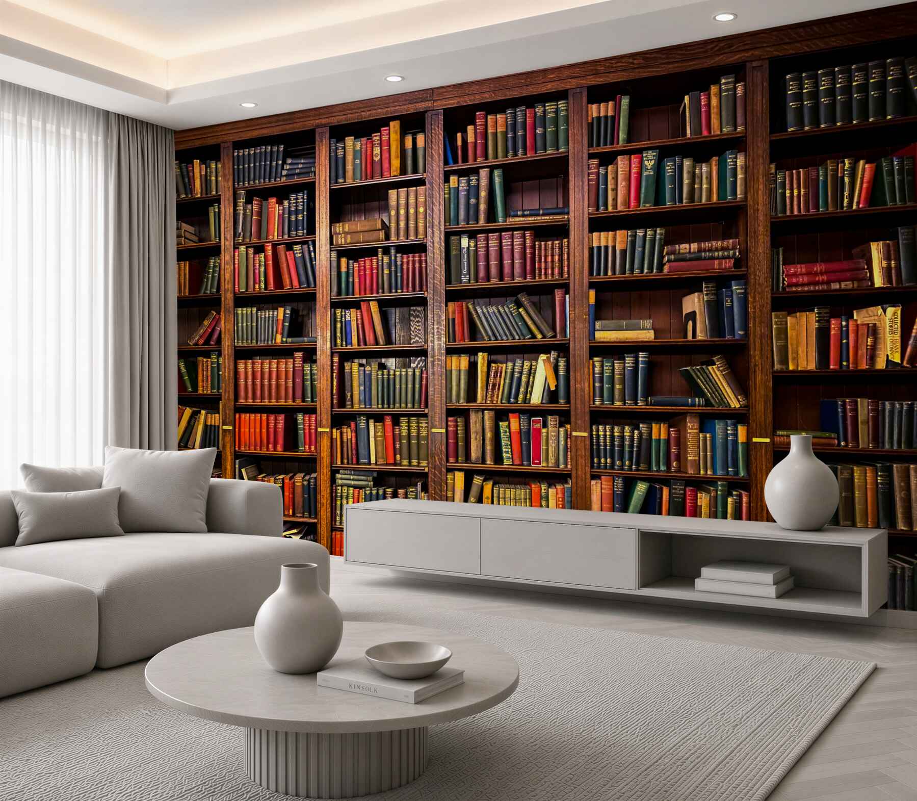Fototapeta zarezerwuj dużą bibliotekę?v23