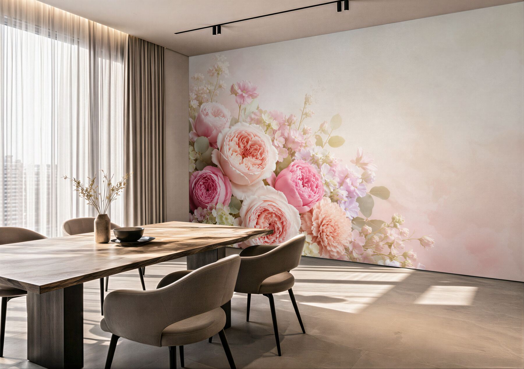 Fototapeta bukiet różnych eleganckich róż?v23