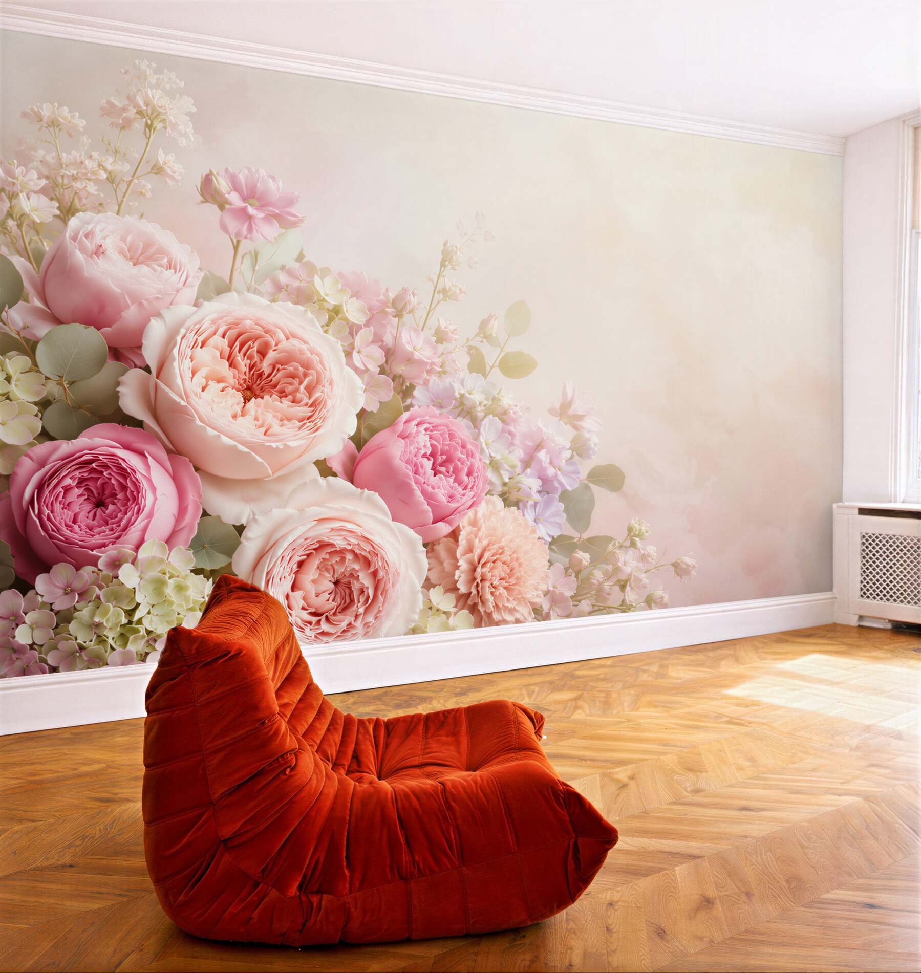 Fototapeta bukiet różnych eleganckich róż