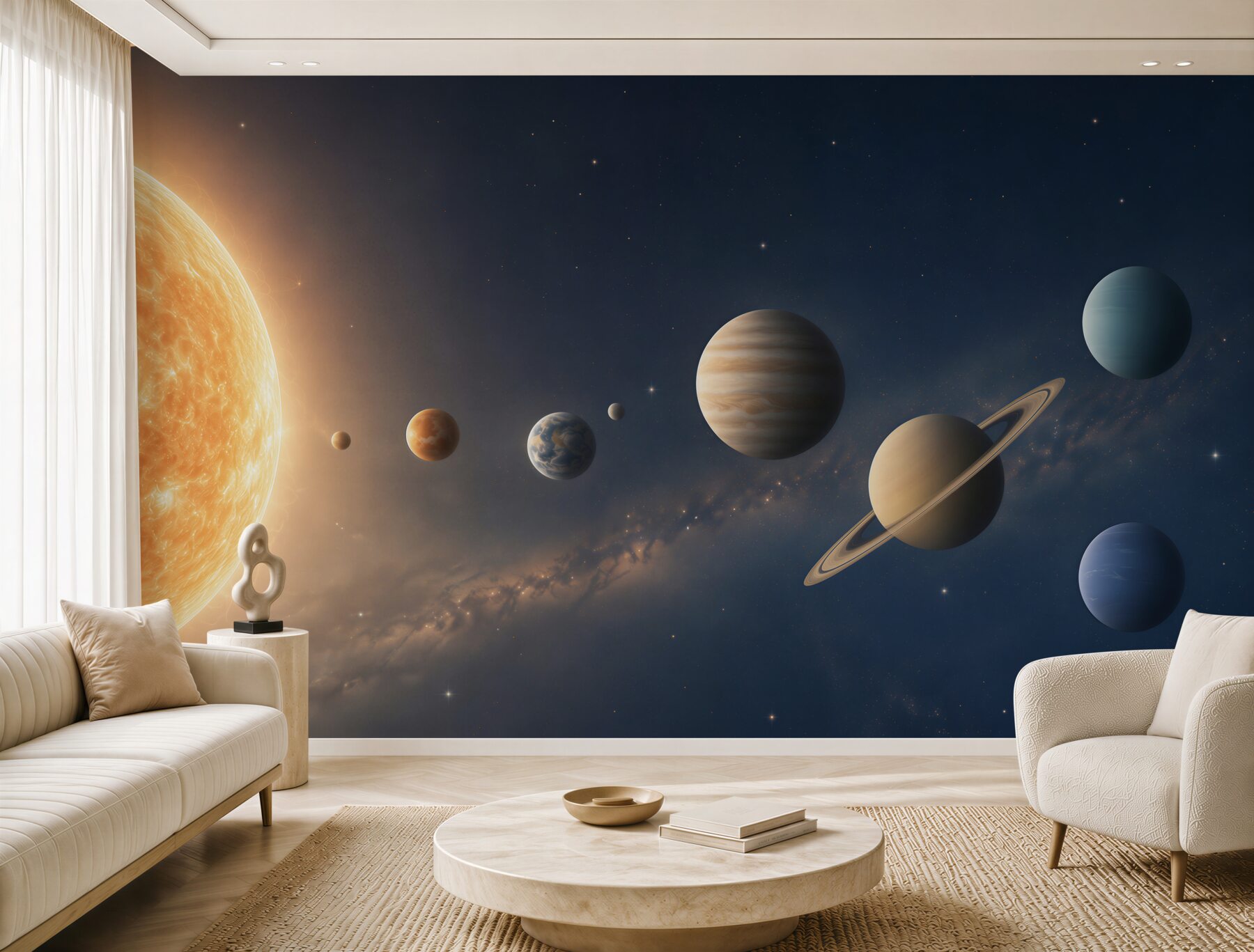 Fototapeta słońce i planety w kosmosie?v23