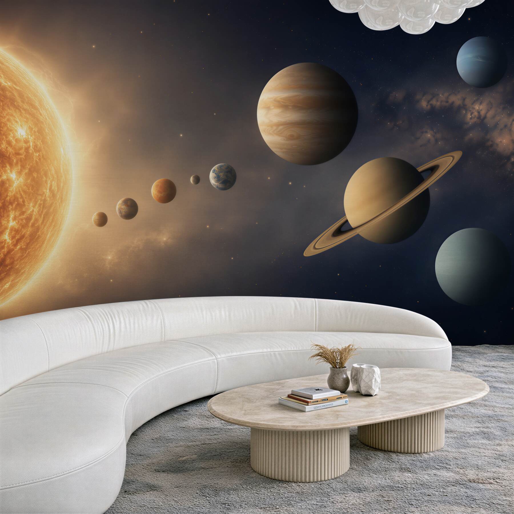 Fototapeta związek między planetami a Słońcem?v23