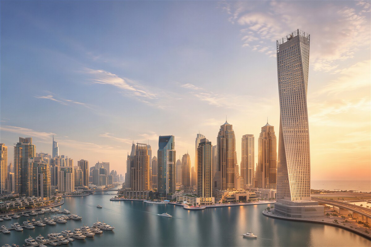 Fototapeta miejski krajobraz Dubaju