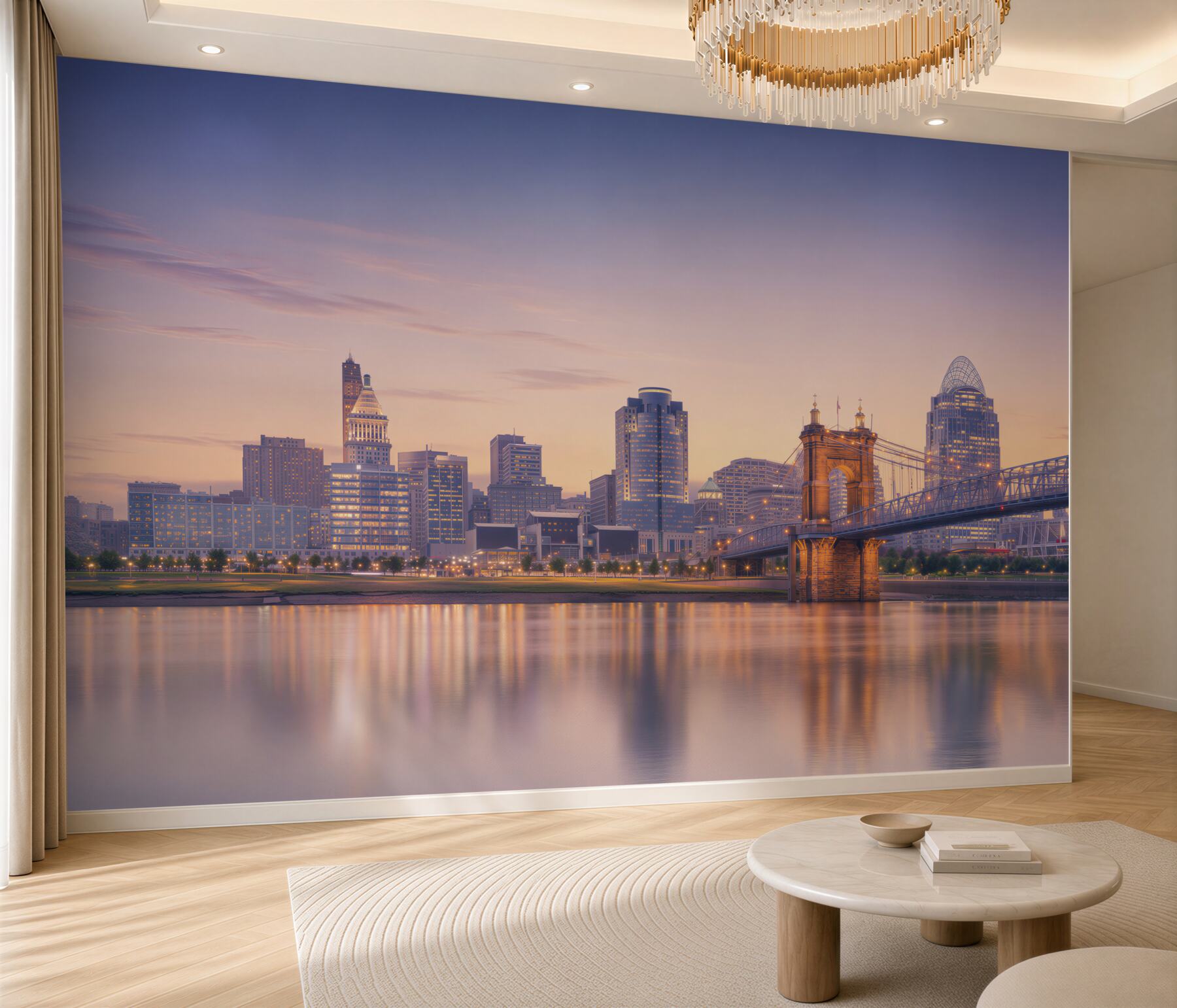 Fototapeta nocne miasto Cincinnati?v23