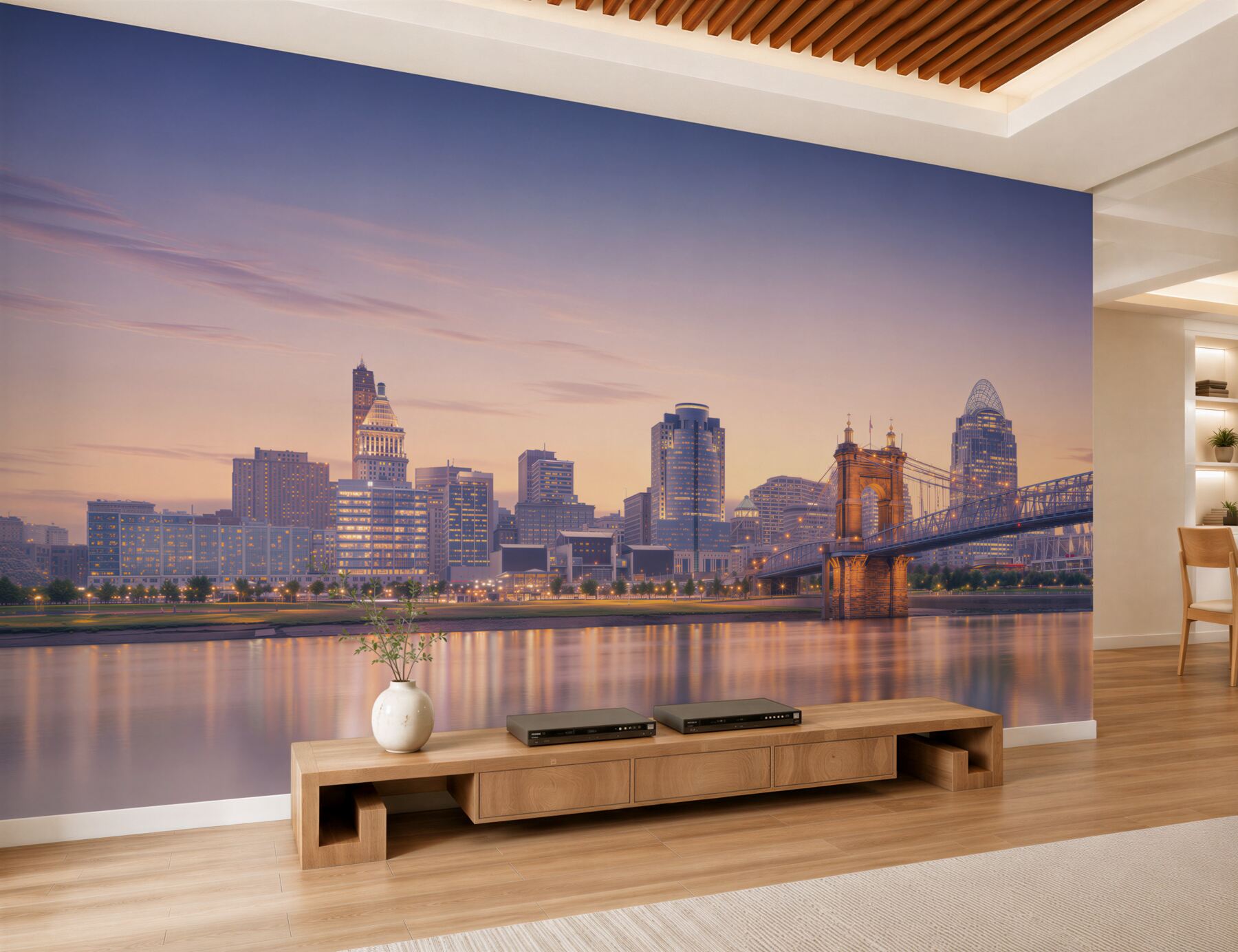 Fototapeta nocne miasto Cincinnati?v23