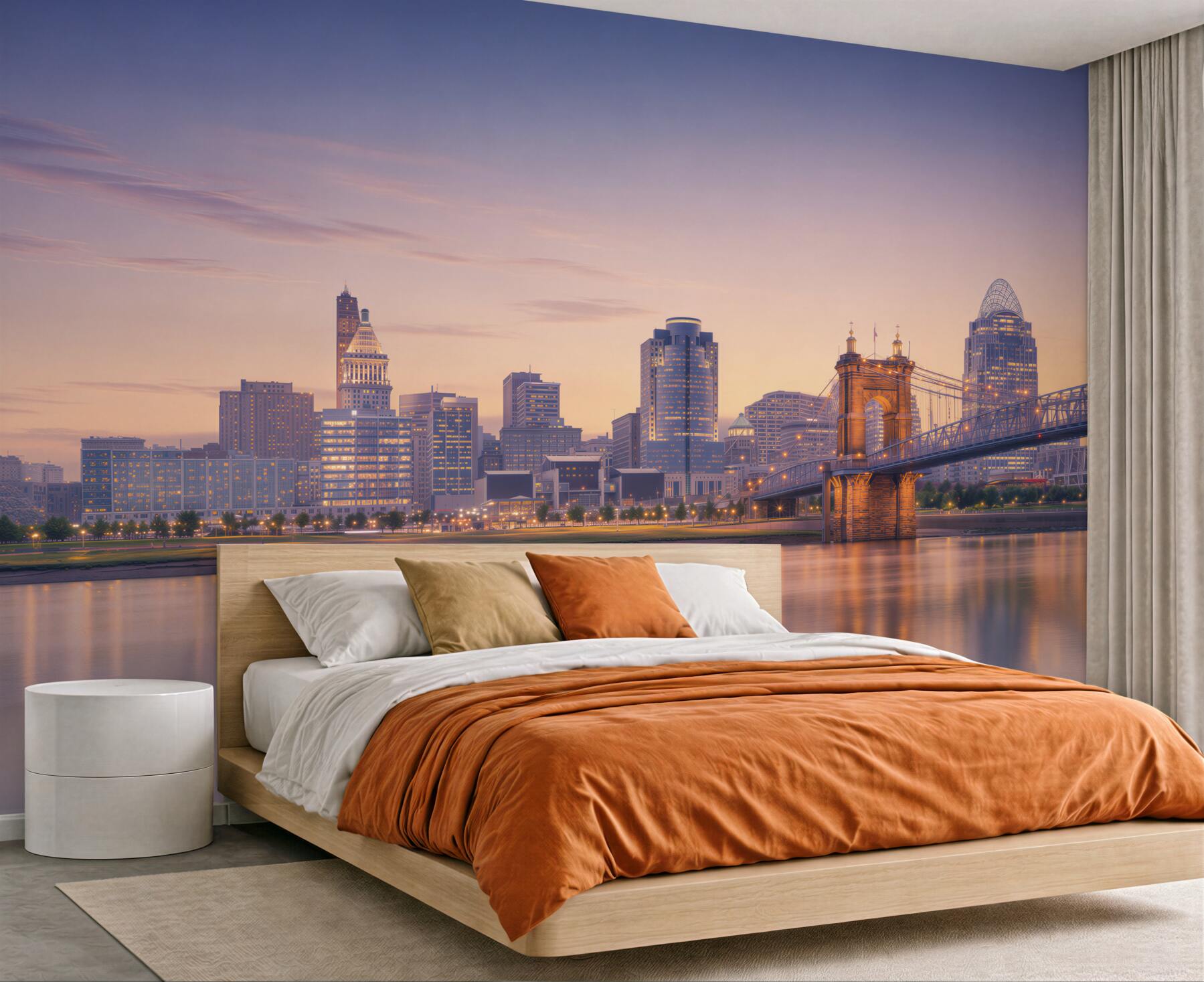 Fototapeta nocne miasto Cincinnati?v23