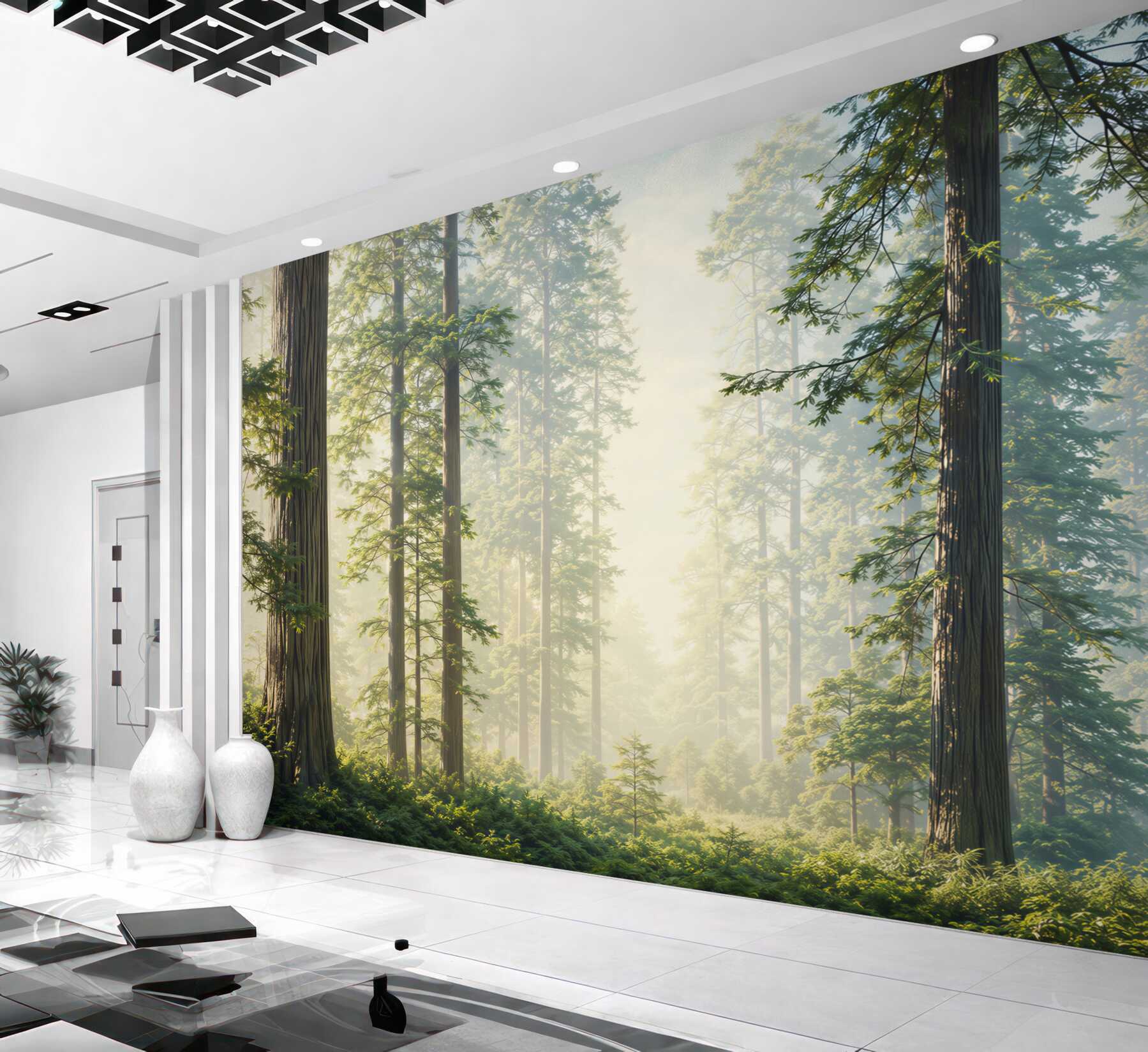 Fototapeta mieszana mgła leśna?v23