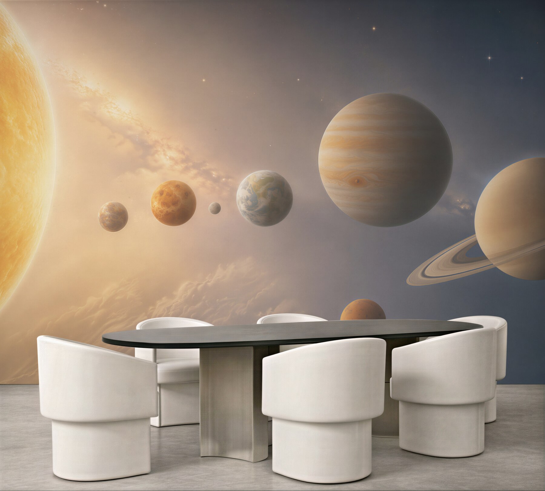 Fototapeta parada planet wokół słońca?v23