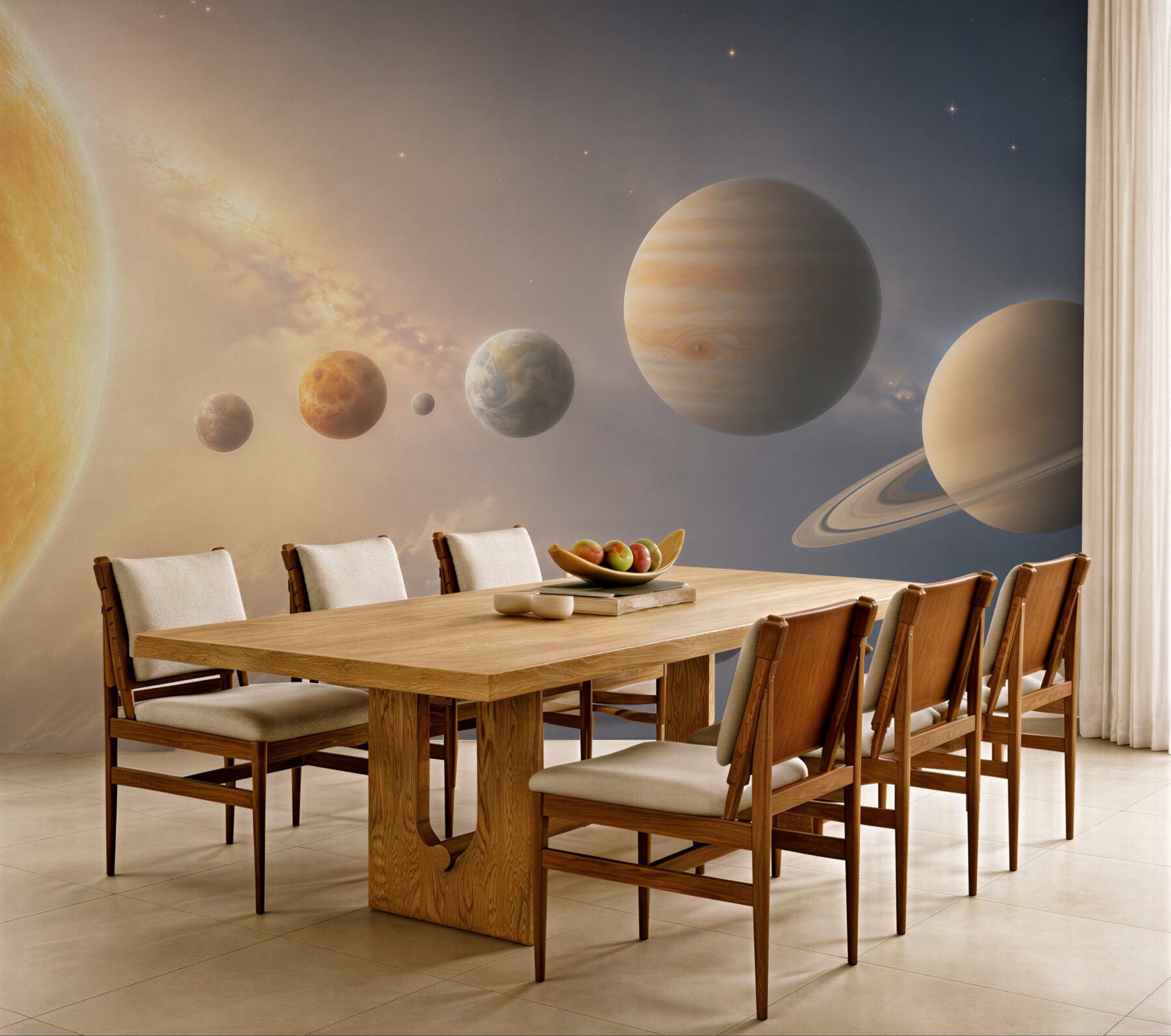 Fototapeta parada planet wokół słońca