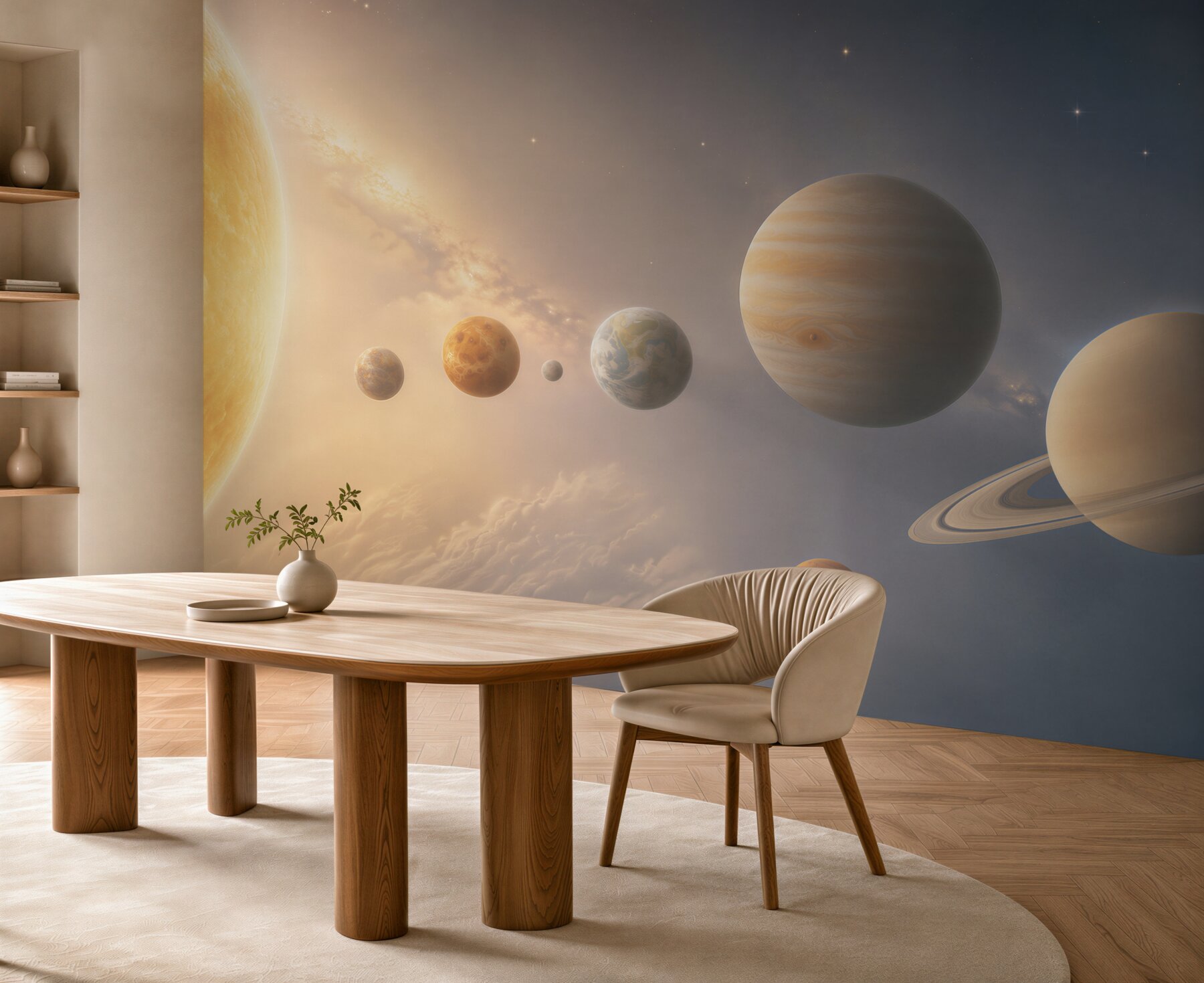 Fototapeta parada planet wokół słońca?v23