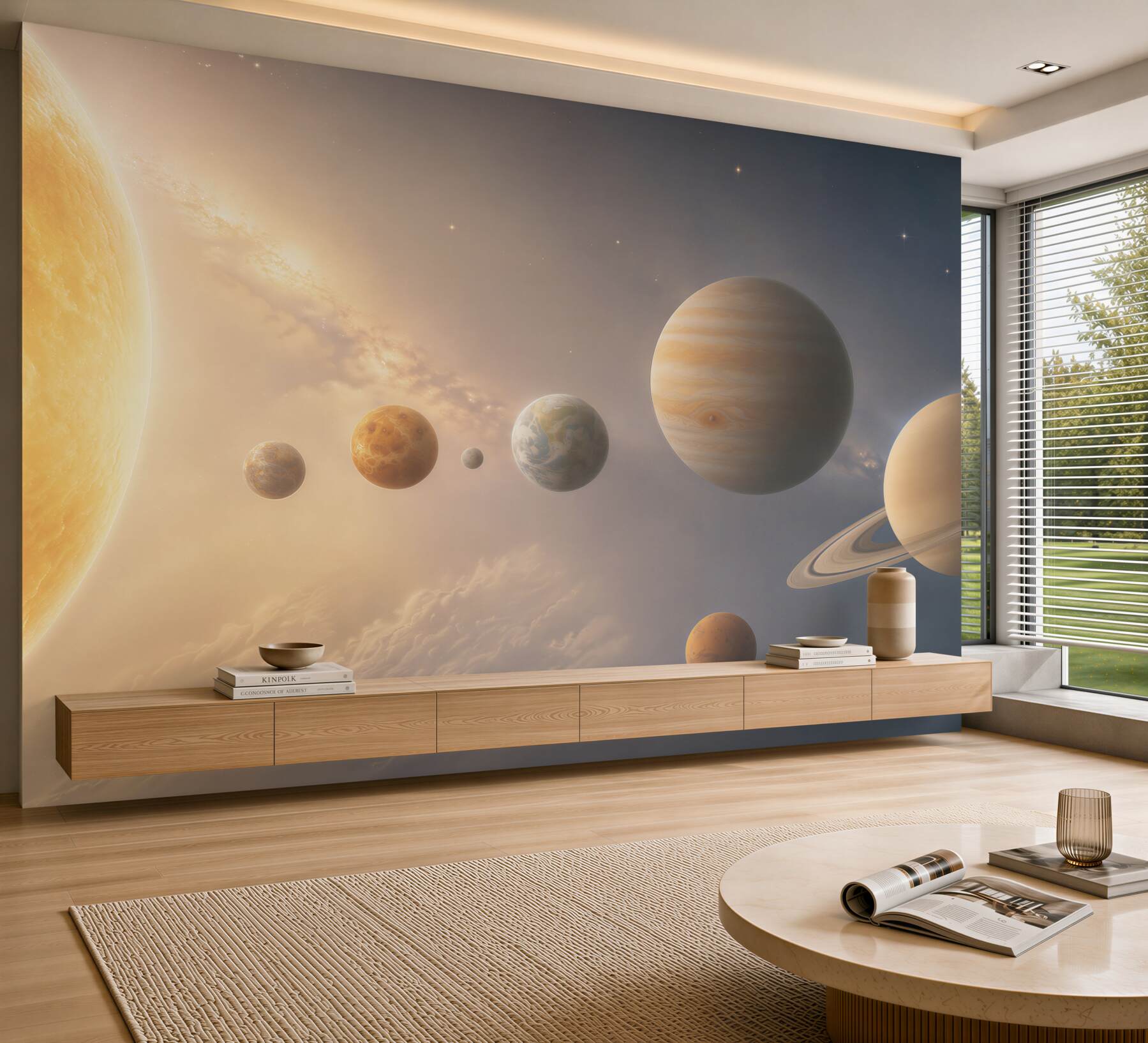 Fototapeta parada planet wokół słońca?v23