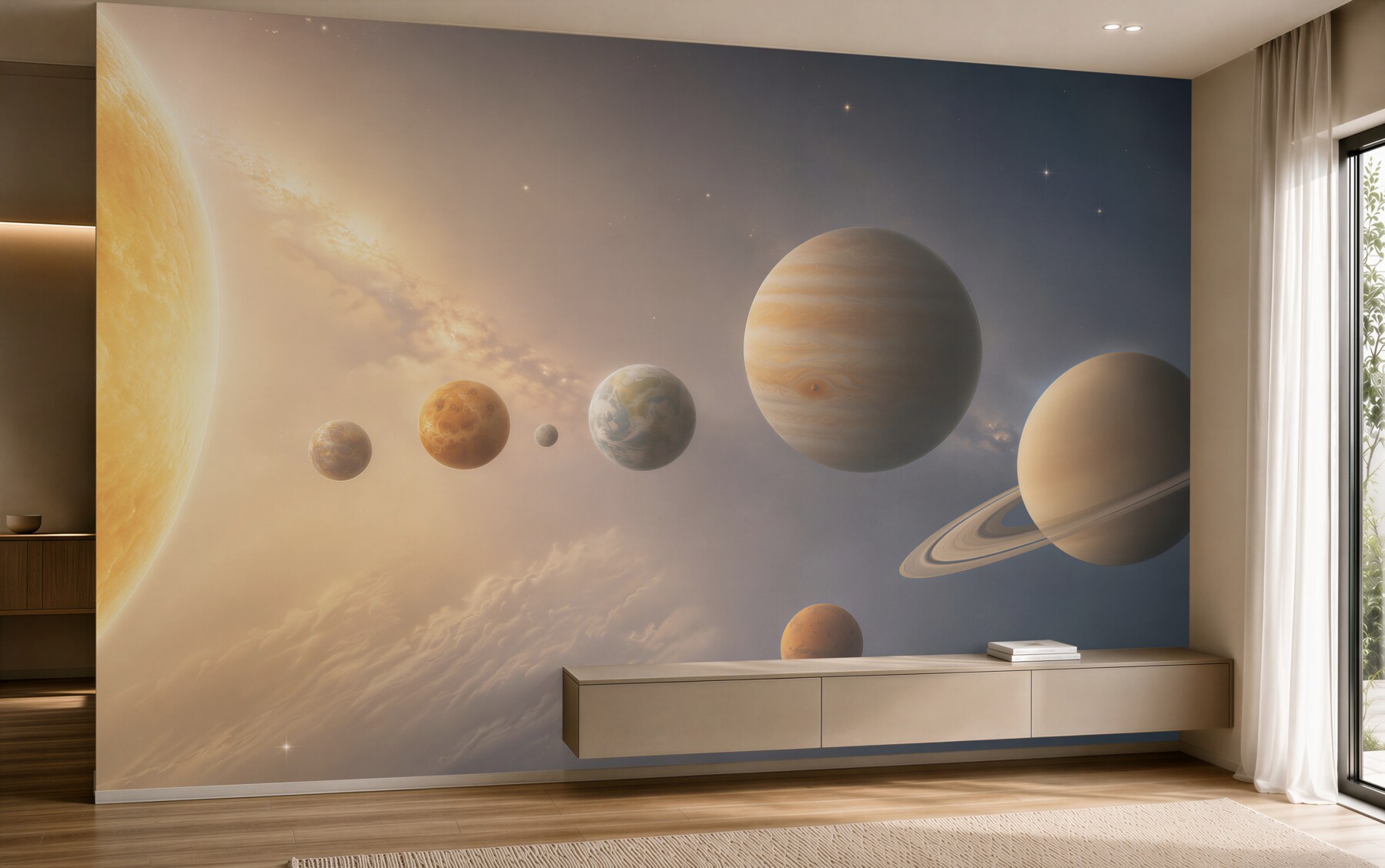 Fototapeta parada planet wokół słońca?v23